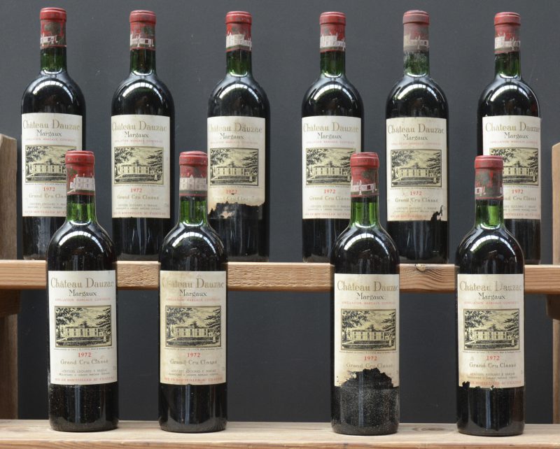 Ch. Dauzac A.C. Margaux 5e grand cru classé  M.C.  1972  aantal: 10 bt