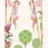 “Commedia dell arte, een porseleinen vaas, Rosenthal, Studio Linie, door Bjørn Wiinblad.