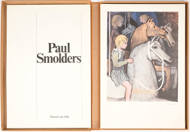 Een kunstmap met gesigneerde reproducties naar het werk van Paul Smolders. Uitgegeven door ARTE PRESS.