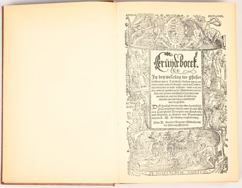 Een heruitgave uit 1968 van het Cruydeboeck van Rembert Dodoens uit 1554.