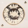 “The Waterloo medal Benedetto Pistrucci”, een grote verzilverde munt, gelimiteerde uitgave, nr 0827/1815, in plexiglazen houder.