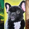 Een lot van zes schilderijen met dieren als thema, acryl op doek, getekend; Mhara M. Tesiorna. Verschillende afmetingen van, 40/30 tot 70/50 cm. Met certificaat.