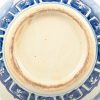 Een kalabasvaas in Chinees blauw wit porselein.