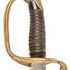 Een Belgische sabel, model 1850. Politie of Garde Civique-uitvoering van de sabel voor onderofficieren.
