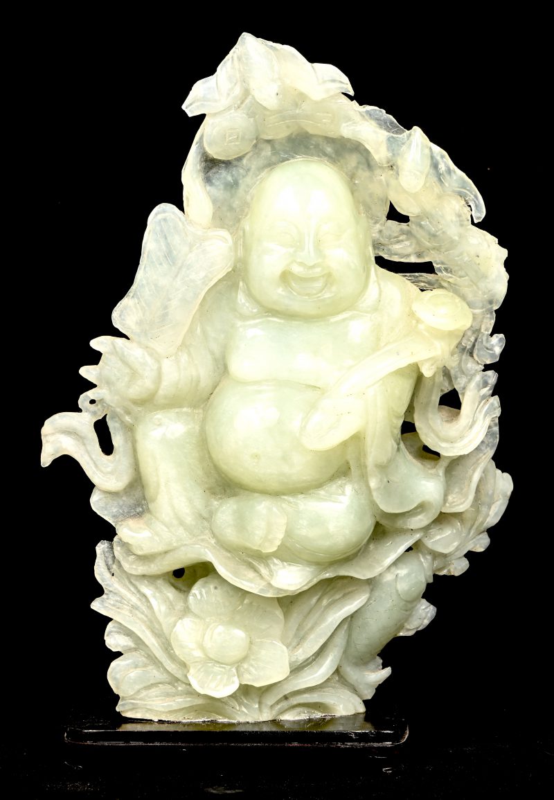 ‘Zittende Buddha’, een beeldje van jadeiet