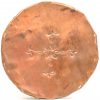 Een bronzen tempelbeeld op lotusbloem uit de Hindi cultuur, Indische afkomst.