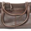 Een Tod’s handtas ‘Happy Patina Grande’ in bruin leer. Met sleutel. Met originele zak.