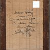 ‘Indiaan te paard’, olieverf op paneel. Getekend; O. Glas.
