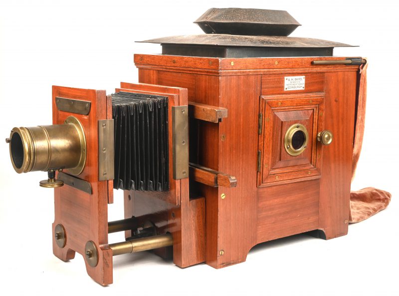 “Lanterna magica”, een 19e eeuwse projector, A.H. Baird, scientific instrument maker, Edinburgh