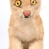 Een Steiff Luxy lynx knuffel, de knop in het oor manco.