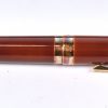 Een pen van het merk Dupont met zilveren delen en laque de Chine. In originele doos.