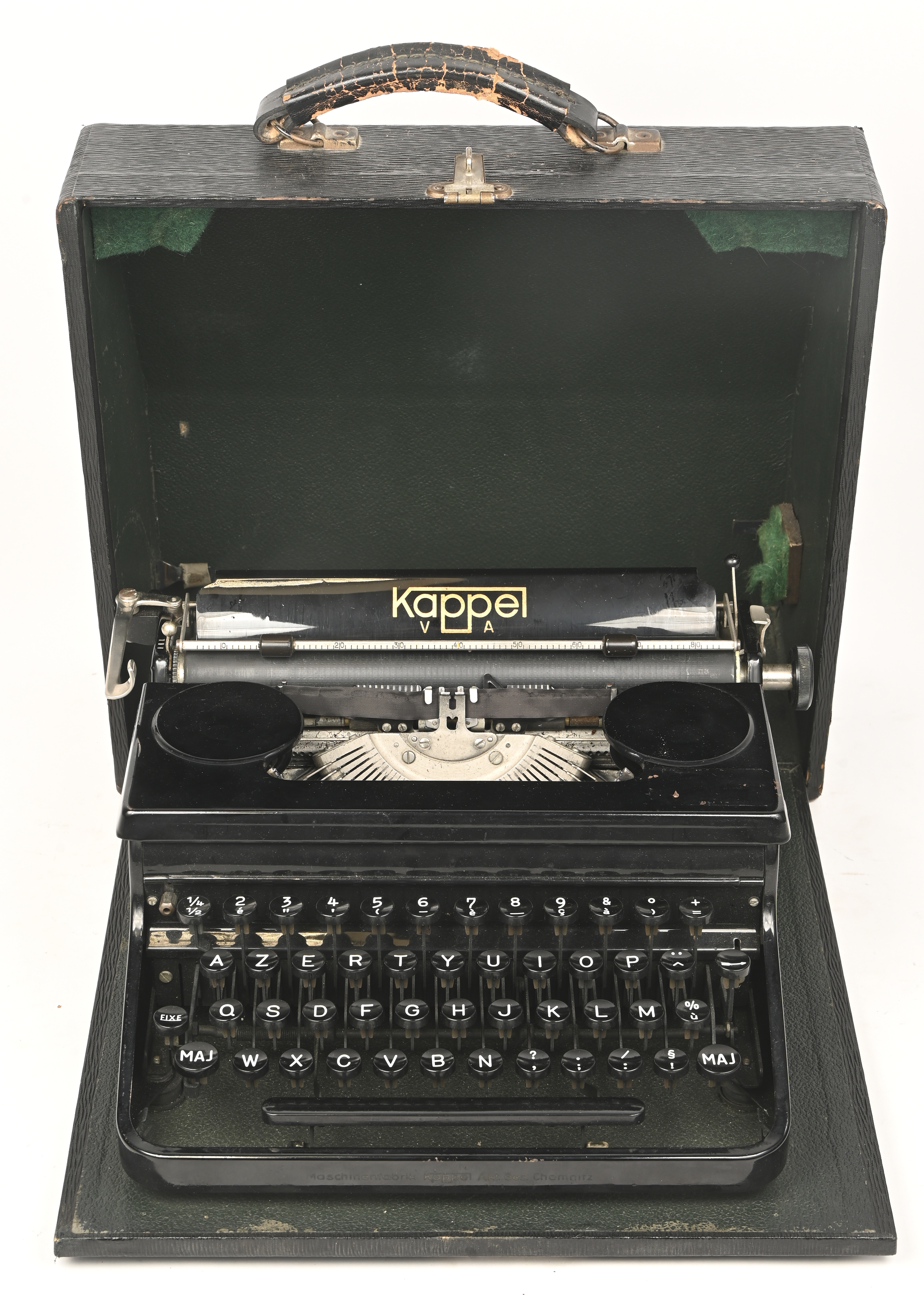 Een oude Kappel schrijfmachine in origineel koffertje Een oude Kappel schrijfmachine in origineel koffertje.