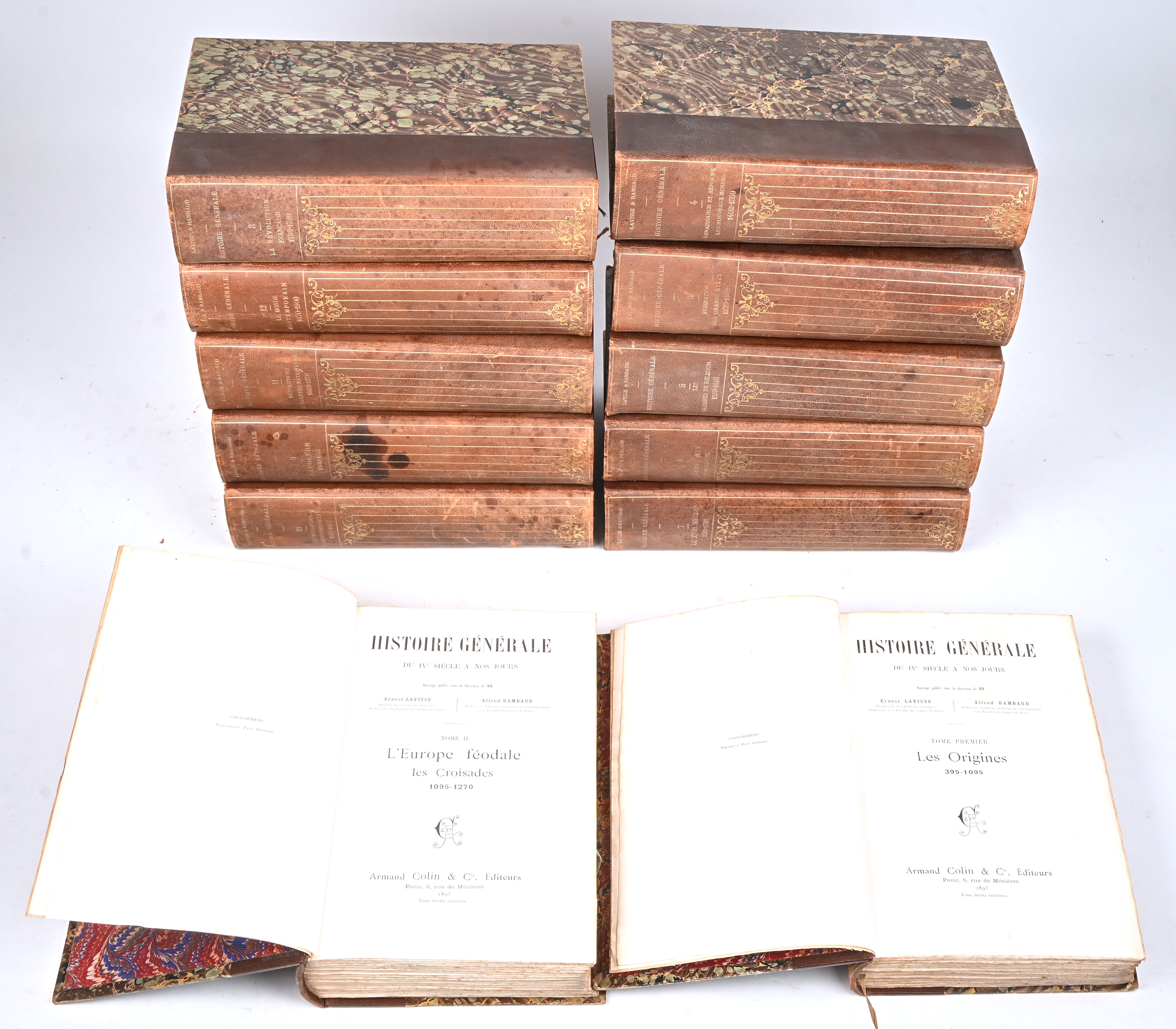 “Histoire générale - le monde contemporain - 1870 - 1900”, Lavisse & Rambaud, 1901 “Histoire générale - le monde contemporain - 1870 - 1900”, Lavisse & Rambaud, 1901.