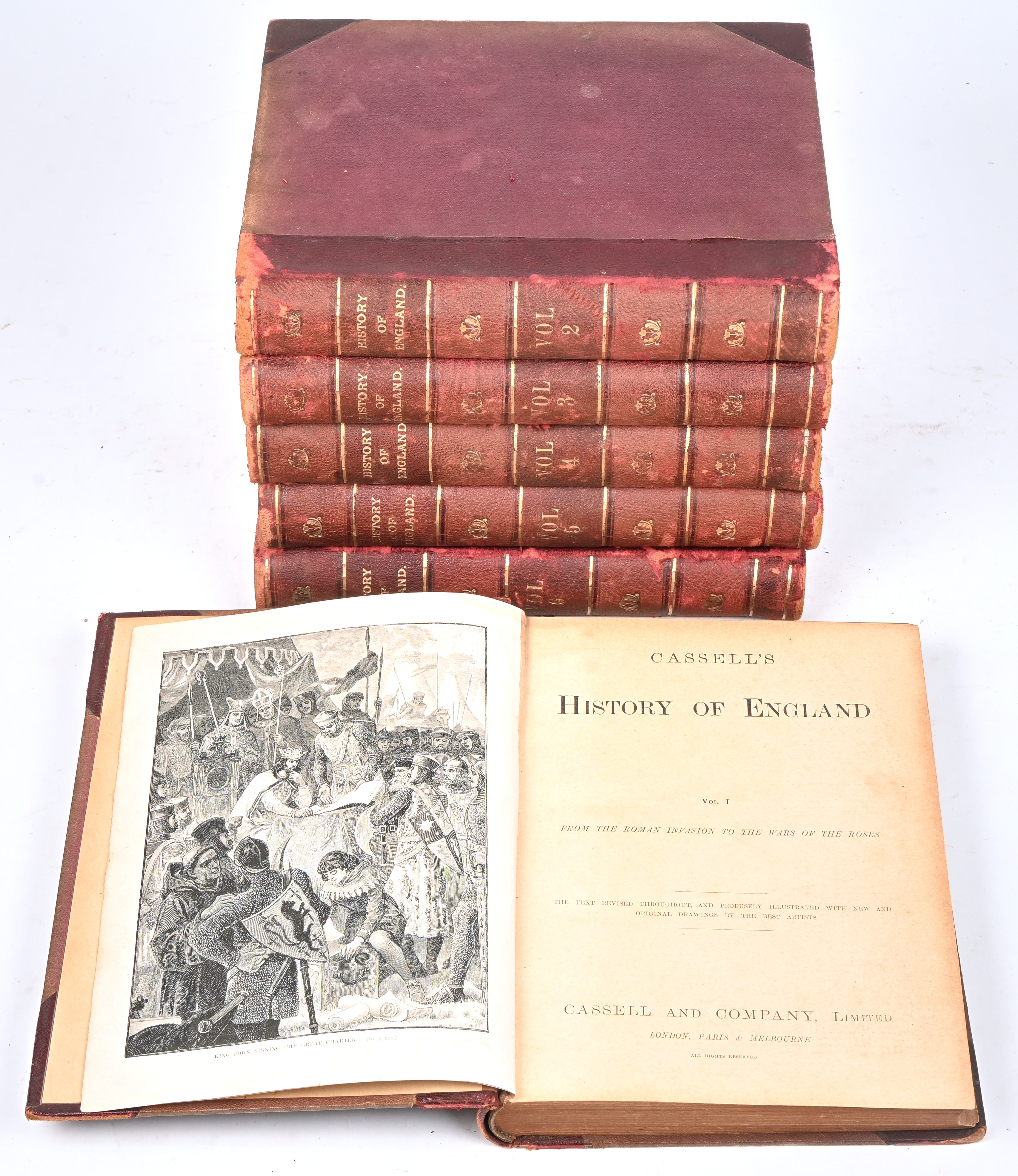 “Cassell's history of england”, 6 volumes “Cassell's history of england”, 6 volumes.