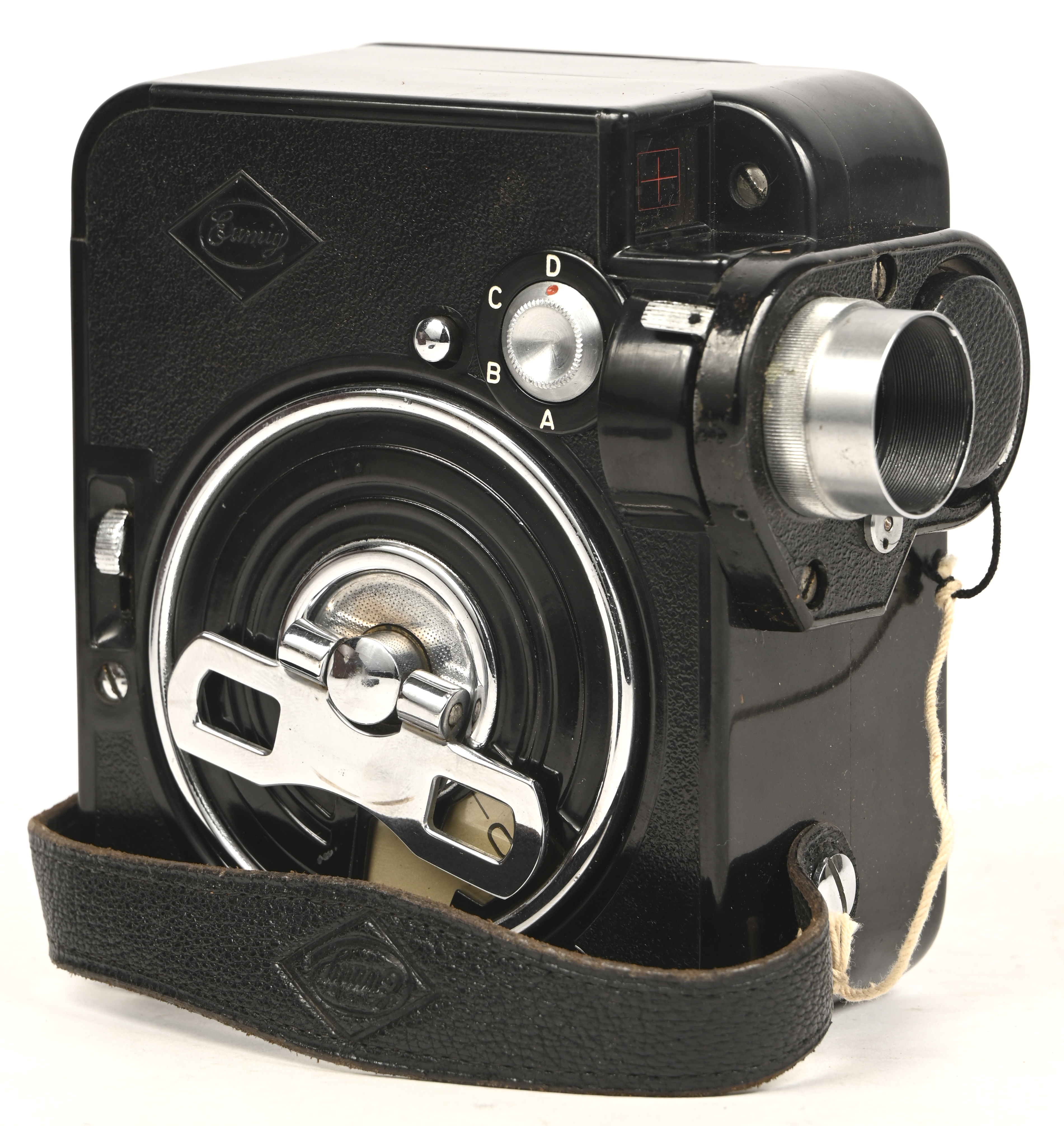 Een Eumig filmcamera, jaren 30 van de vorige eeuw. Diafragma stuk/ter restauratie Een Eumig filmcamera, jaren 30 van de vorige eeuw. Diafragma stuk/ter restauratie.