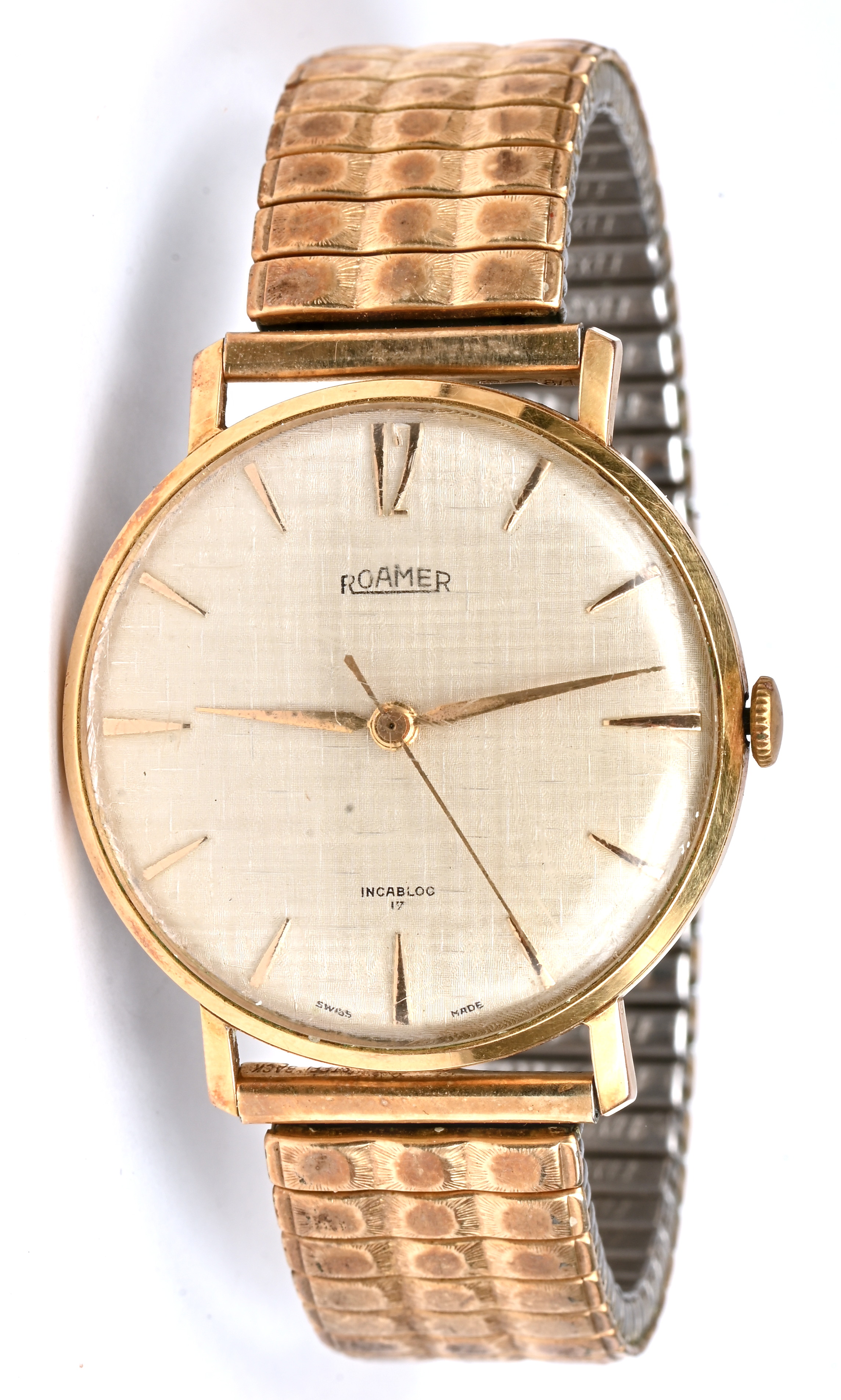 Een vergulde vintage polshorloge circa 1940/50. Werkend Een vergulde vintage polshorloge circa 1940/50. Werkend.