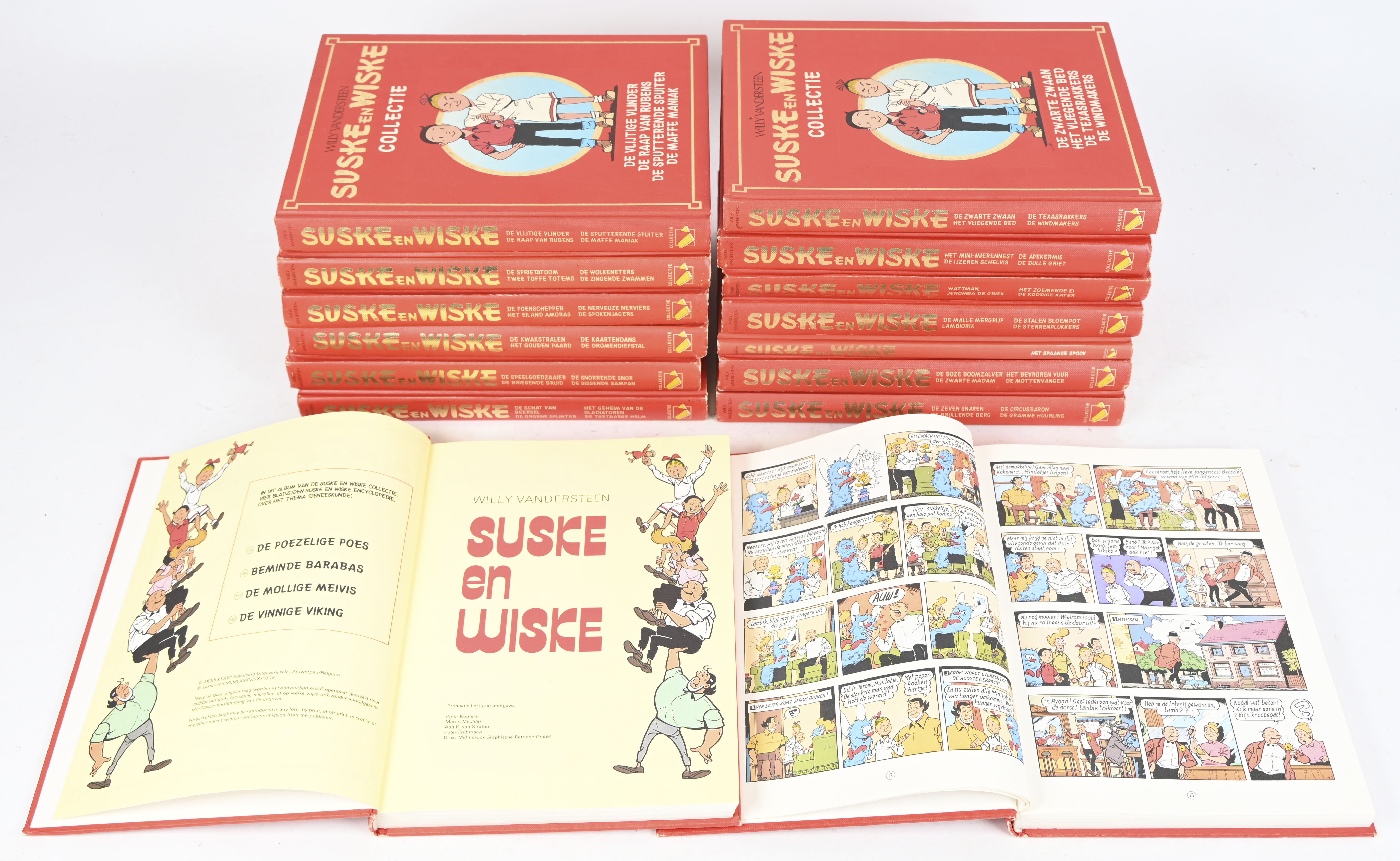 Een set van 15 Lekturama “Suske en Wiske Collectie” bundels Een set van 15 Lekturama “Suske en Wiske Collectie” bundels.