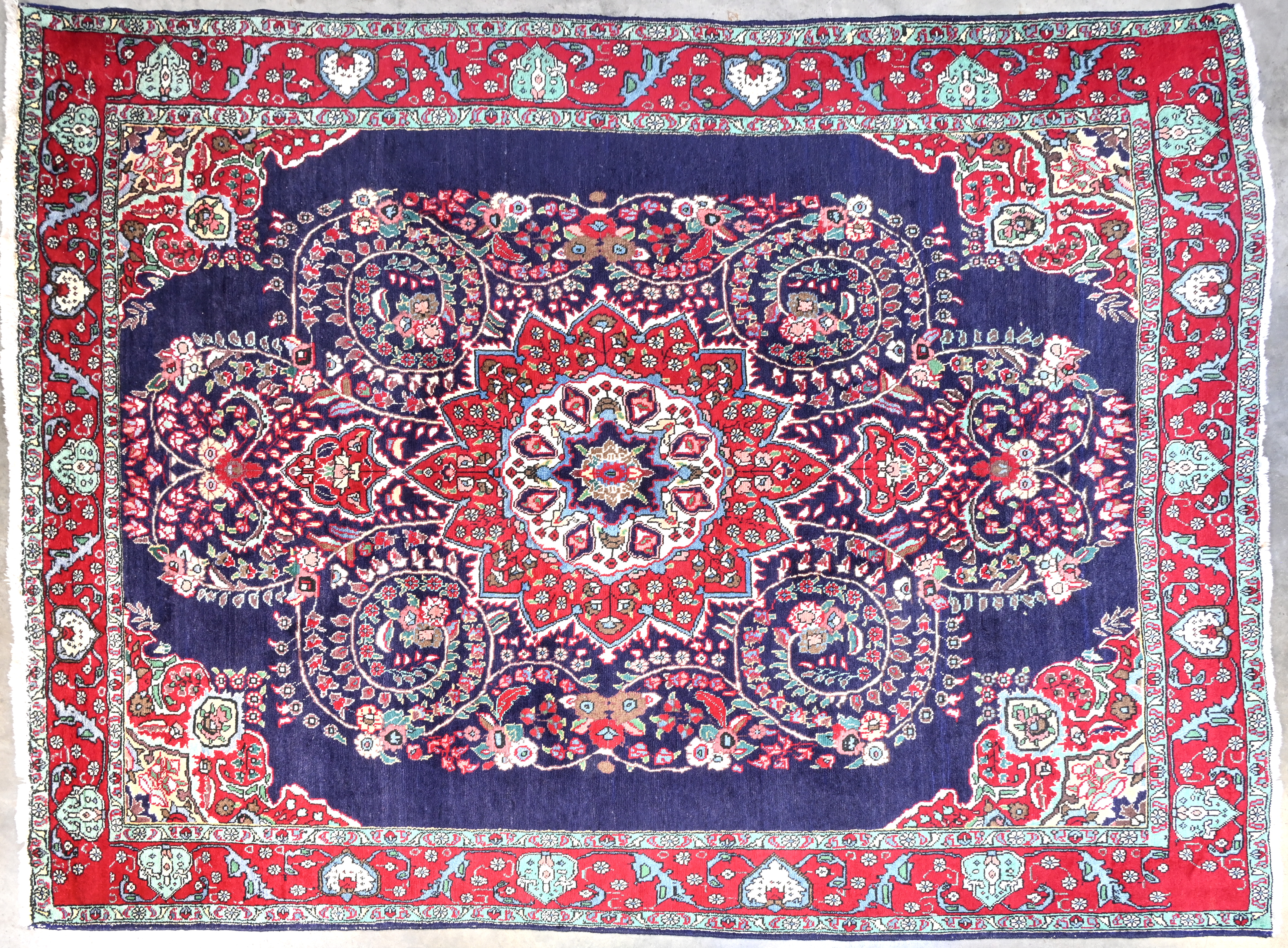 Perzisch handgeknoopt wollen tapijt Perzisch handgeknoopt wollen tapijt.