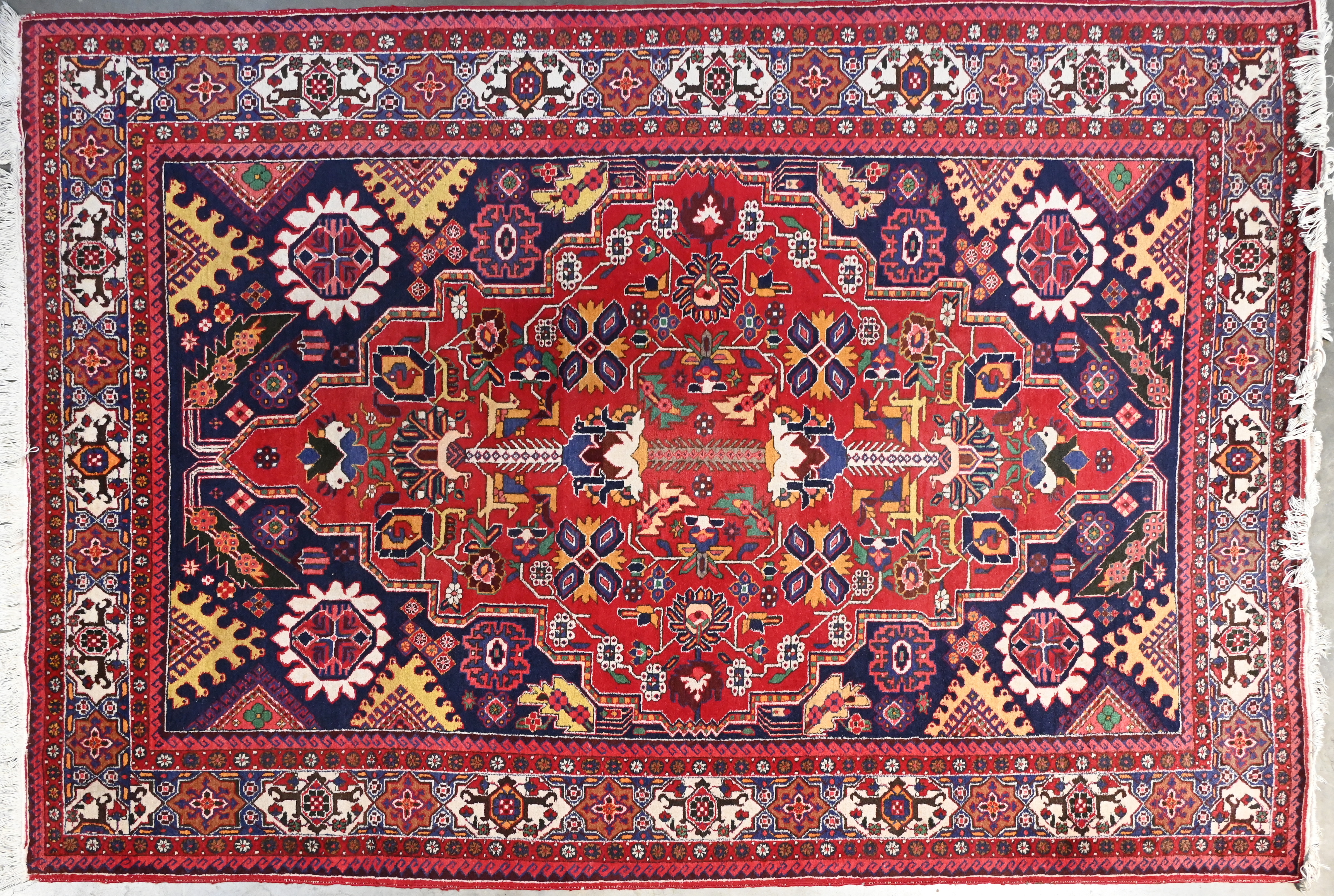 Perzisch handgeknoopt wollen tapijt Perzisch handgeknoopt wollen tapijt.