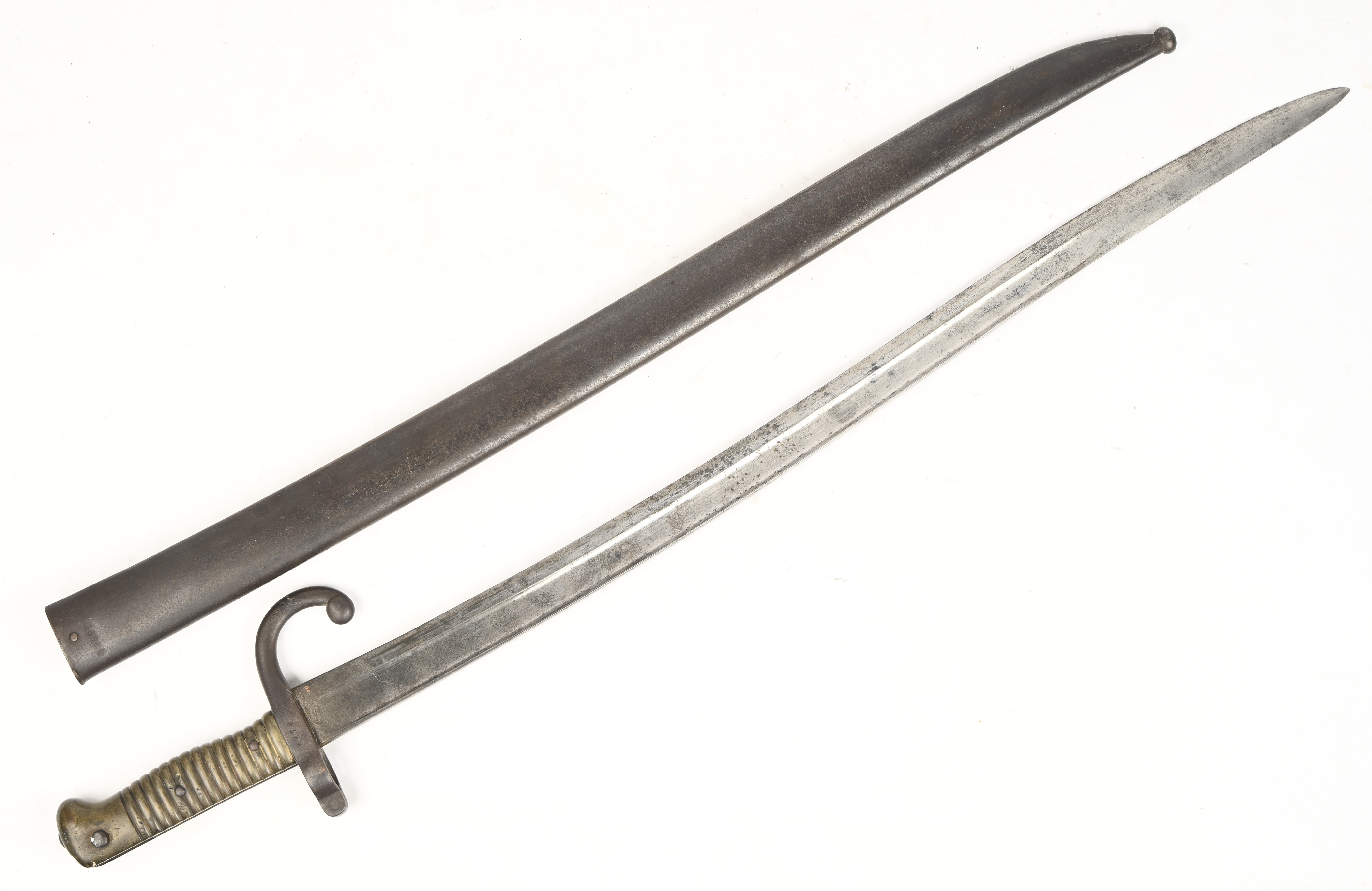 Een Franse ‘Chassepot’ bajonet Een Franse ‘Chassepot’ bajonet.