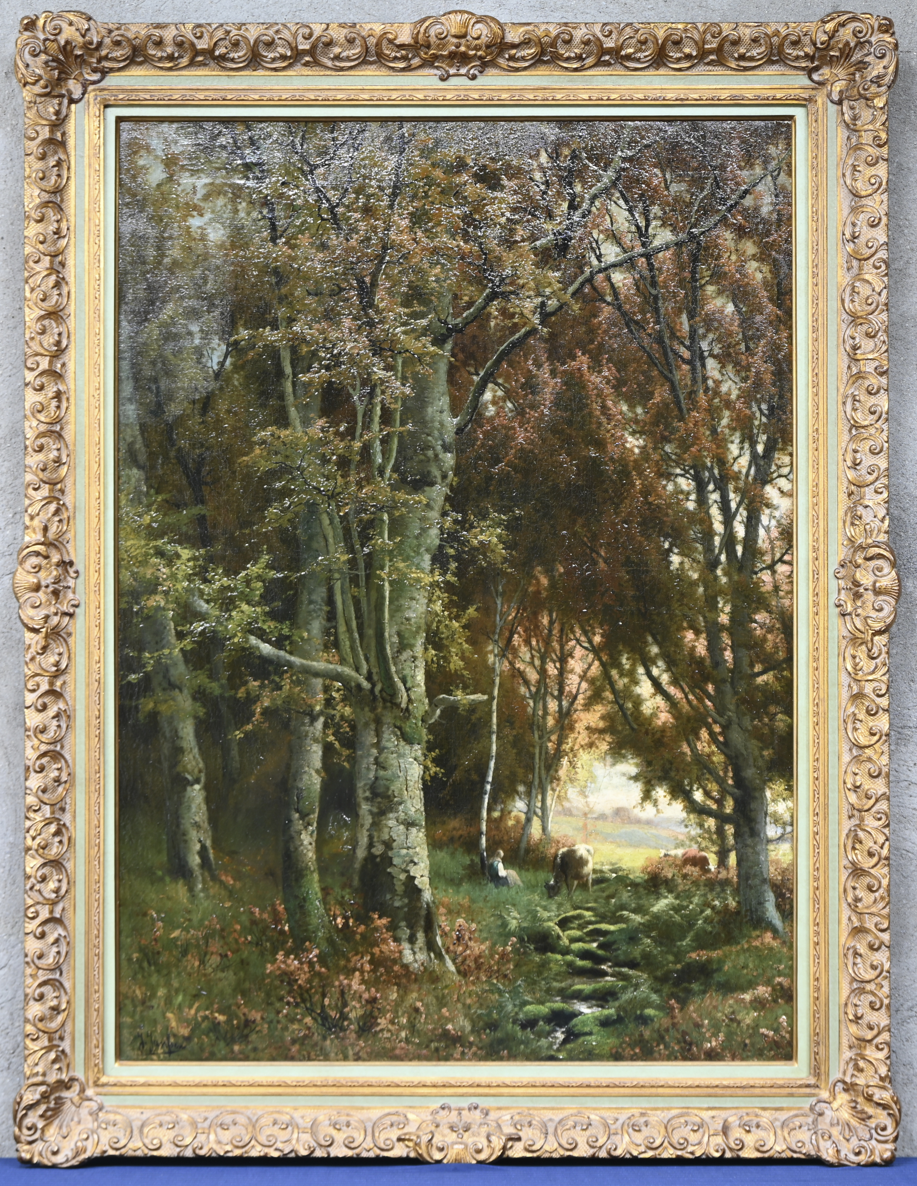 ‘l’Autome’, een 19e eeuws academisch werk. Getekend J. Janssens ‘l’Autome’, een 19e eeuws academisch werk. Getekend J. Janssens.