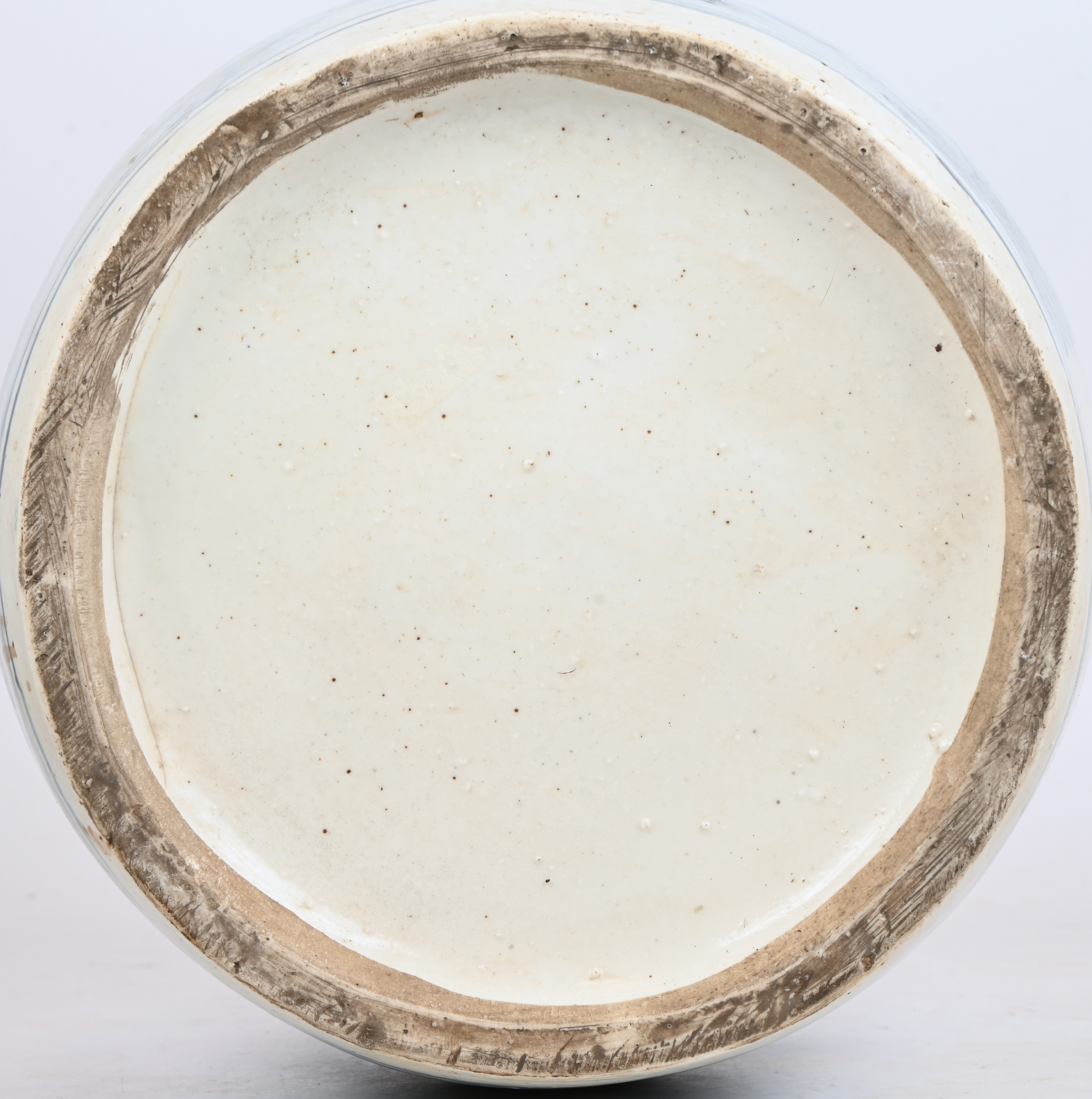 Een paar blauw-witte Chinees porseleinen gemberpotten met deksel, bloemdecor met vogels Een paar blauw-witte Chinees porseleinen gemberpotten met deksel, bloemdecor met vogels.