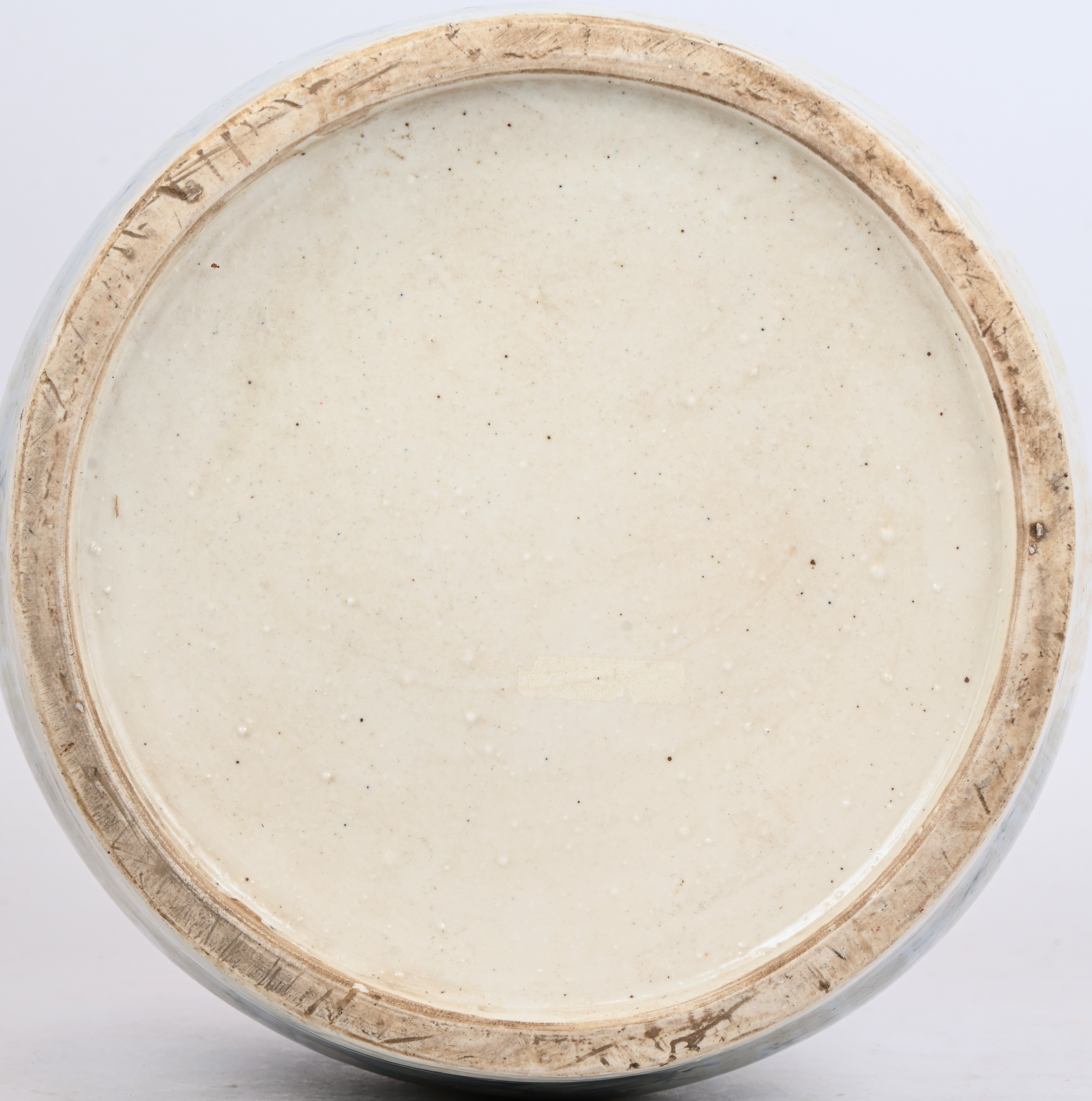 Een paar blauw-witte Chinees porseleinen gemberpotten met deksel, bloemdecor met vogels Een paar blauw-witte Chinees porseleinen gemberpotten met deksel, bloemdecor met vogels.