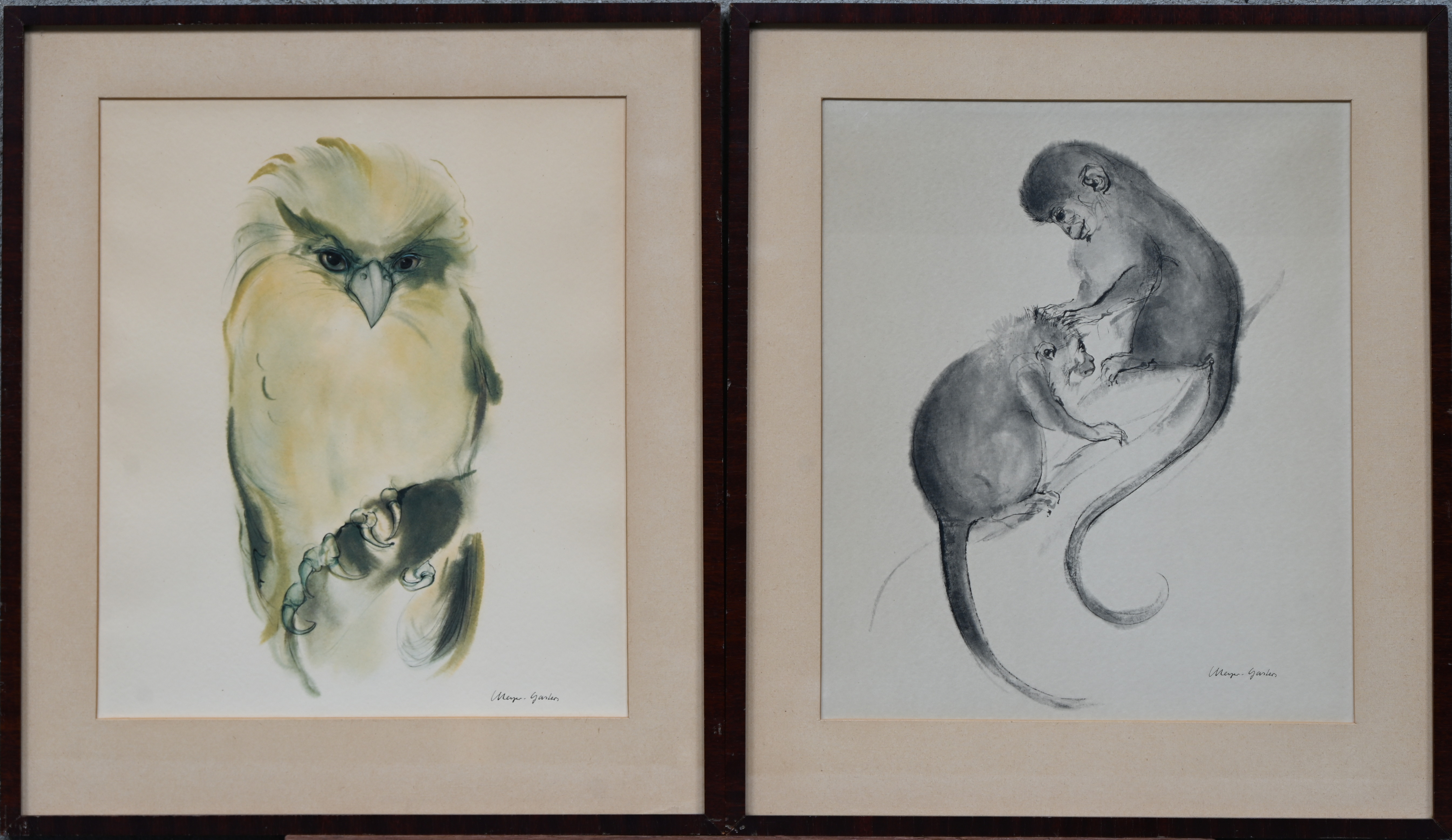 Een paar litho’s met dieren als thema Een paar litho’s met dieren als thema.