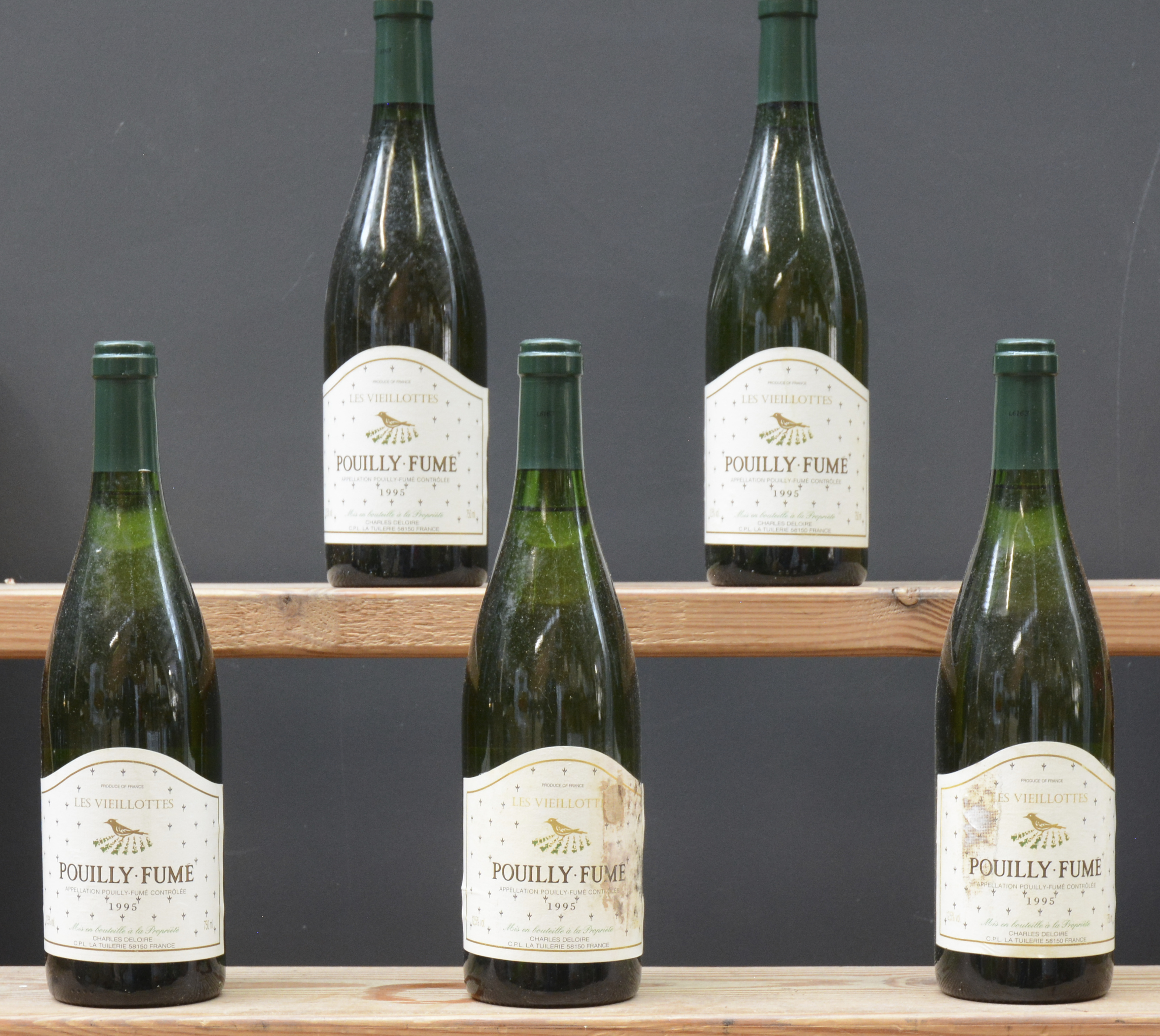 Pouilly-Fumé A.C. Charles Deloire, La Tuilerie M.P Pouilly-Fumé A.C. Charles Deloire, La Tuilerie M.P. 1995 aantal: 5 bt