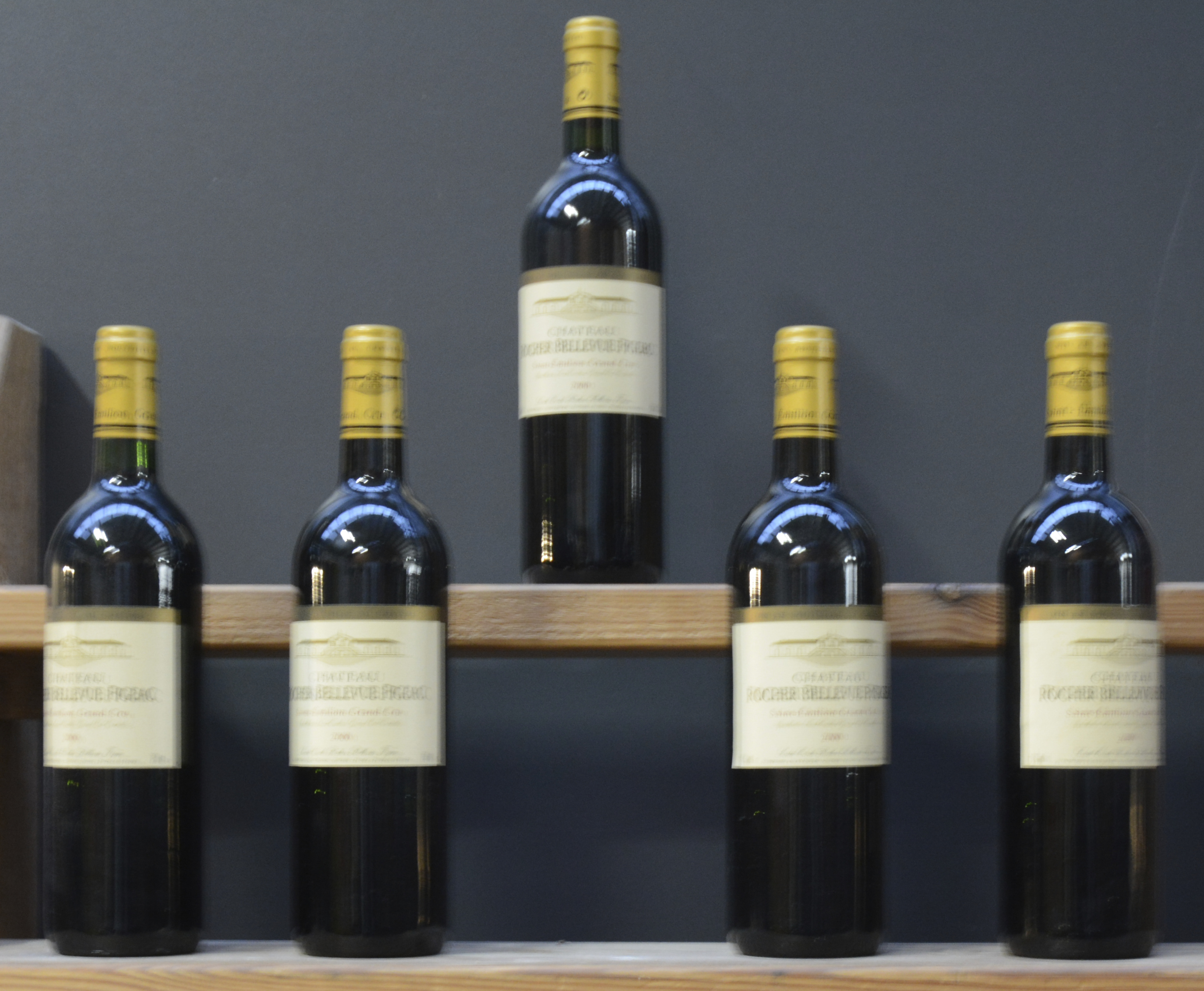 Ch. Rocher Bellevue Figeac A.C. St-Emilion grand cru M.C Ch. Rocher Bellevue Figeac A.C. St-Emilion grand cru M.C. 2000 aantal: 5 bt