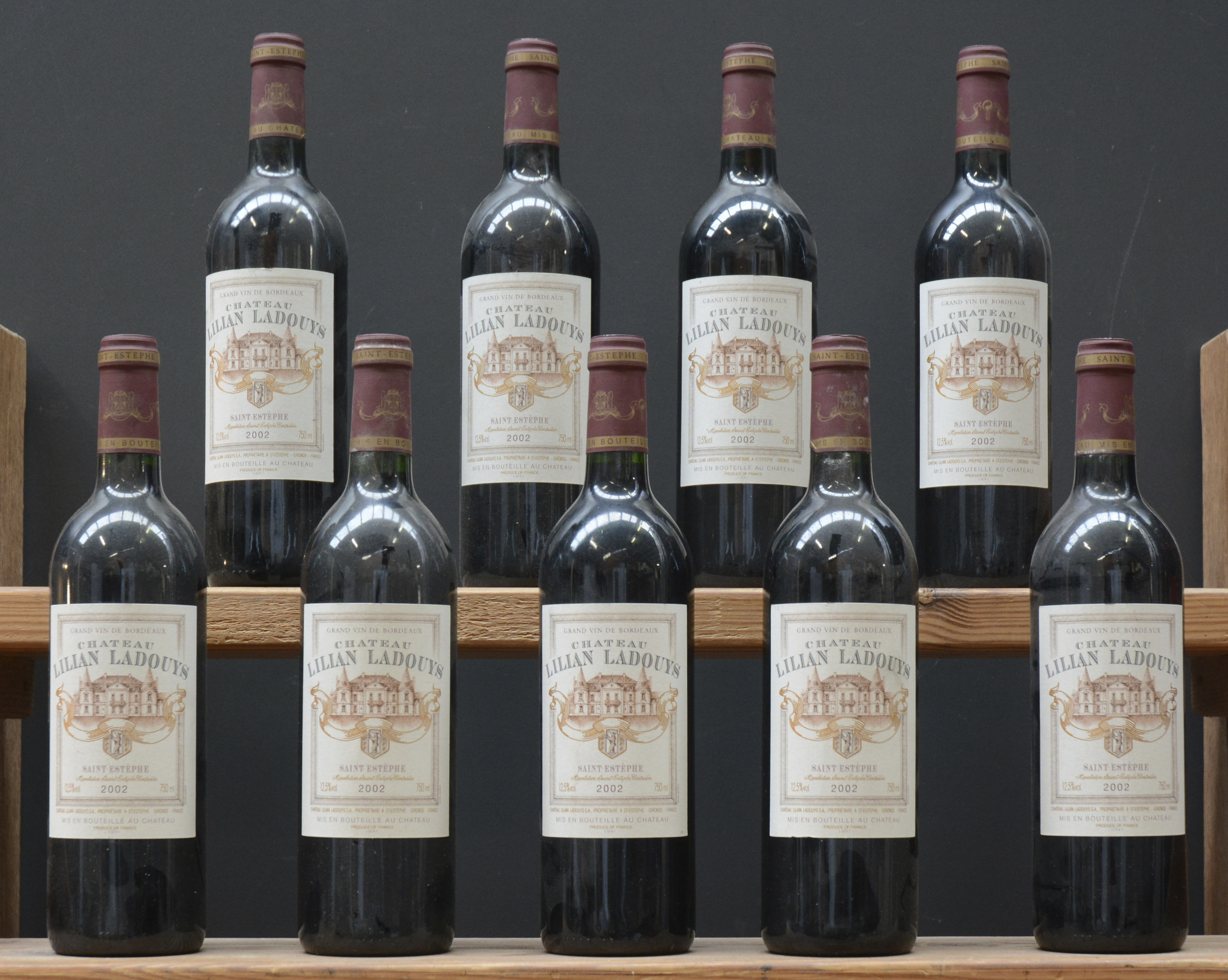 Ch. Lilian-Ladouys A.C. Haut-Médoc Cru bourgeois M.C Ch. Lilian-Ladouys A.C. Haut-Médoc Cru bourgeois M.C. 2002 aantal: 9 bt