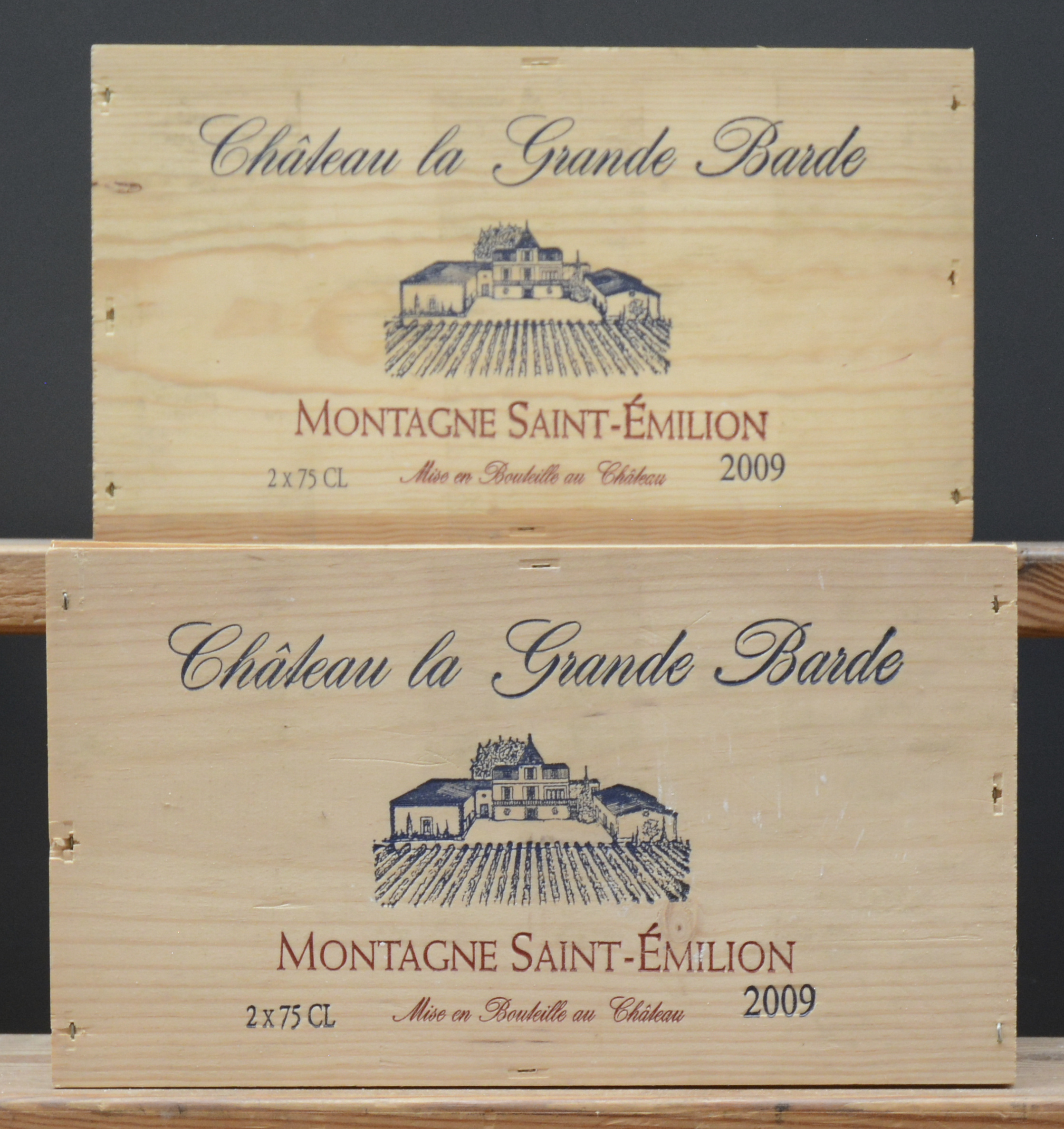 Ch. La Grande Barde A.C. Montagne-St-Emilion M.C. 2O.K Ch. La Grande Barde A.C. Montagne-St-Emilion M.C. 2O.K. 2009 aantal: 4 bt