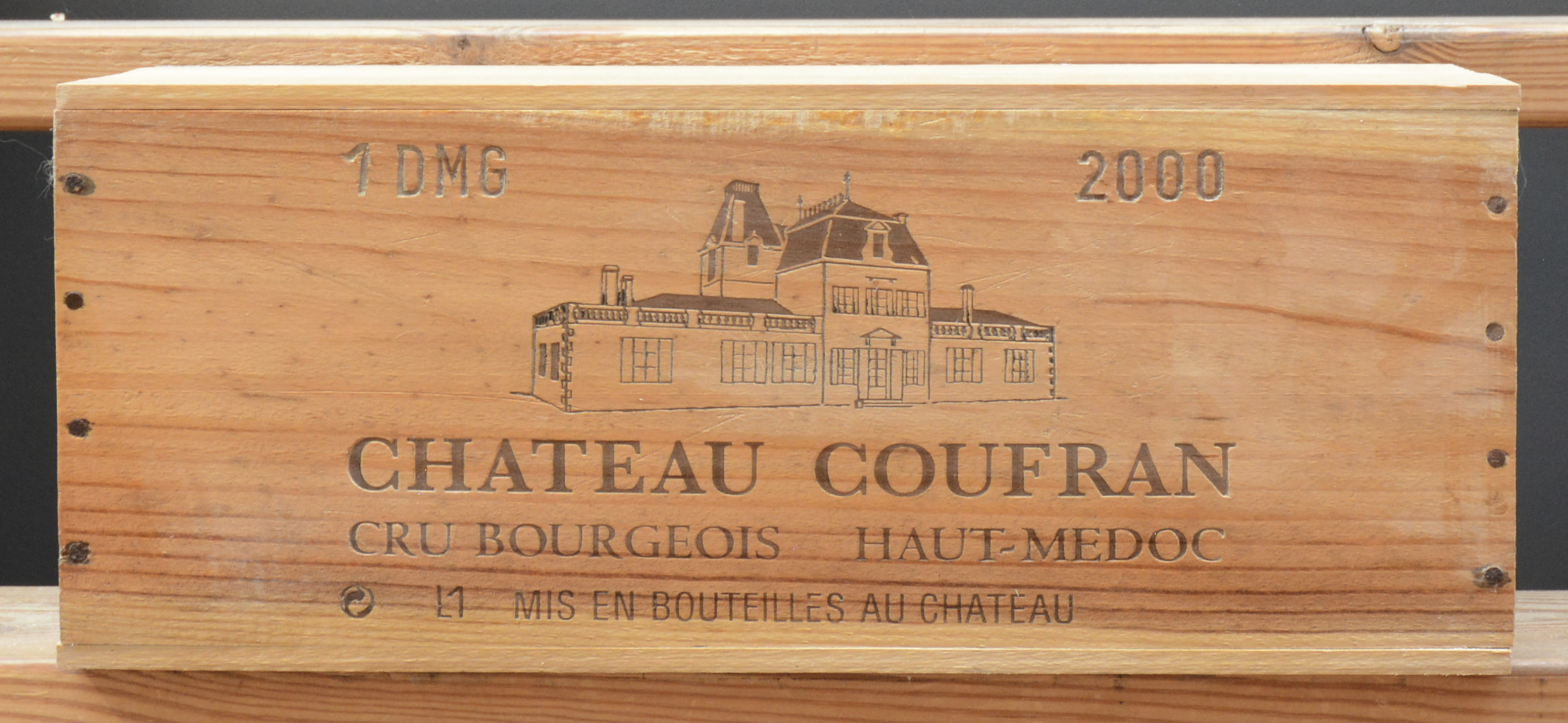 Ch. Coufran A.C. Haut-Médoc Cru bourgeois M.C. O.K. 2000 aantal: 1 DMag Ch. Coufran A.C. Haut-Médoc Cru bourgeois M.C. O.K. 2000 aantal: 1 DMag.