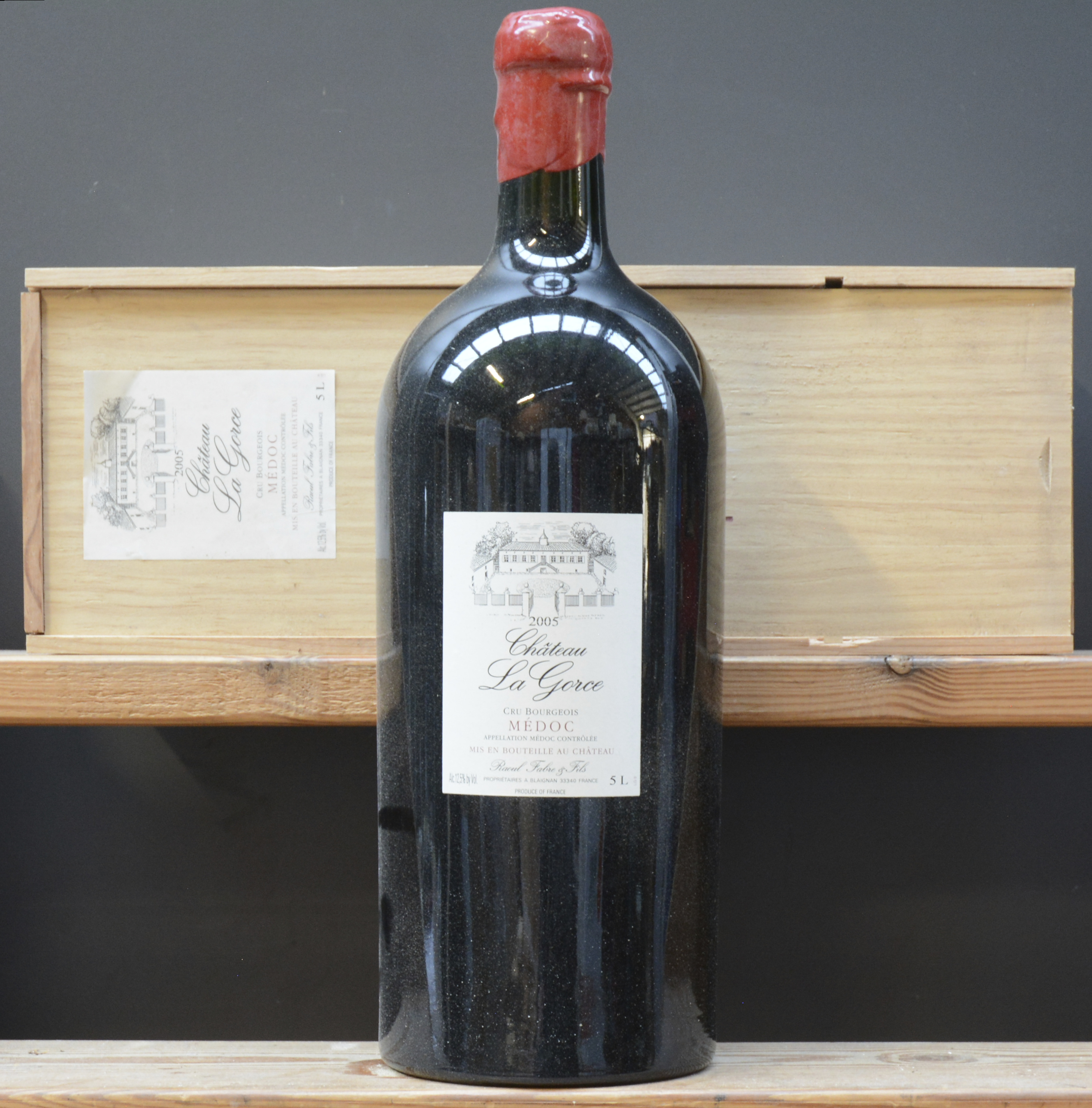 Ch. La Gorce A.C. Médoc Cru bourgeois M.C. O.K. 2005 aantal: 1 5 l Ch. La Gorce A.C. Médoc Cru bourgeois M.C. O.K. 2005 aantal: 1 5 l.