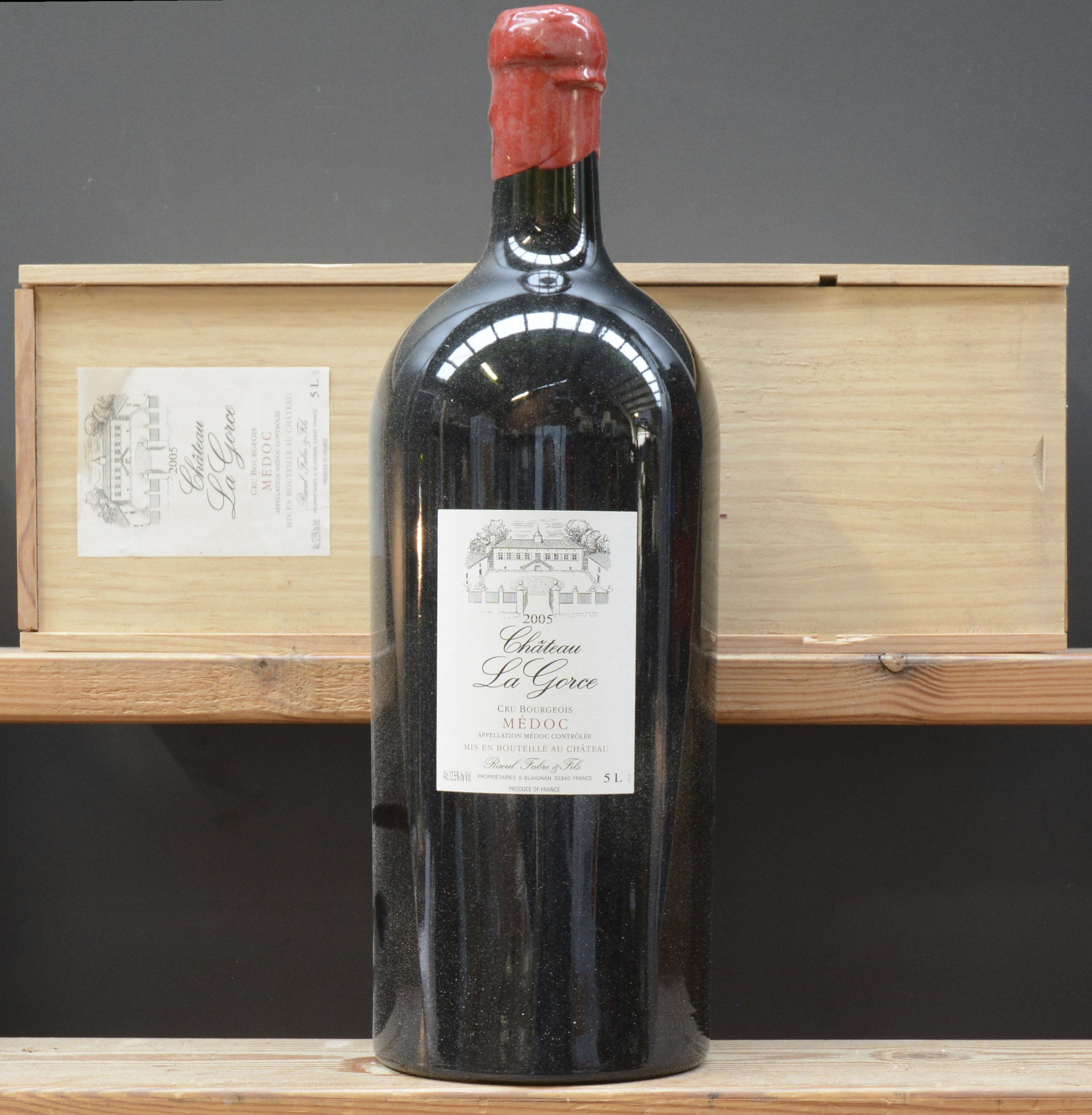 Ch. La Gorce A.C. Médoc Cru bourgeois M.C. O.K. 2005 aantal: 1 5 l Ch. La Gorce A.C. Médoc Cru bourgeois M.C. O.K. 2005 aantal: 1 5 l.