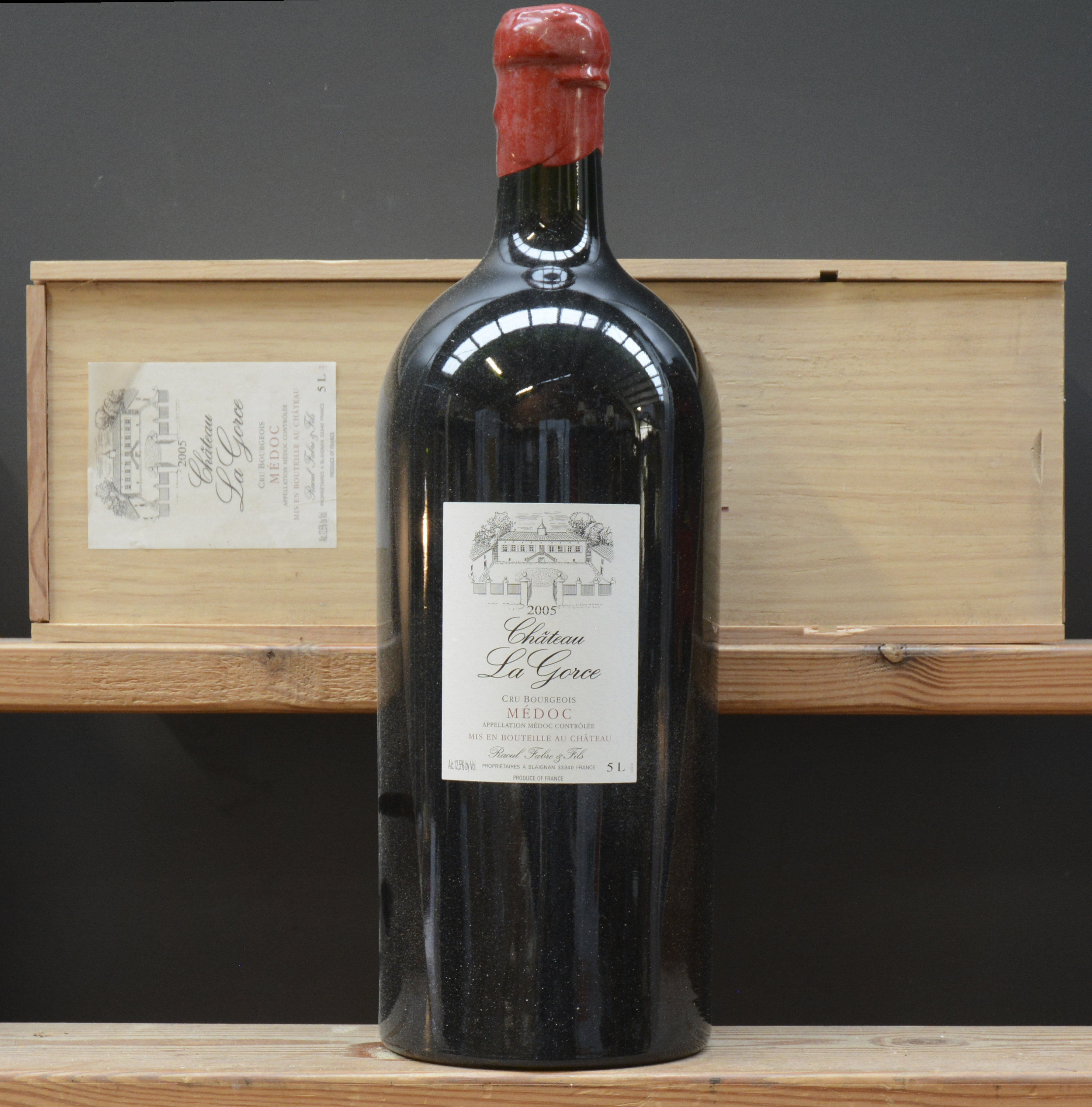 Ch. La Gorce A.C. Médoc Cru bourgeois M.C. O.K. 2005 aantal: 1 5 l Ch. La Gorce A.C. Médoc Cru bourgeois M.C. O.K. 2005 aantal: 1 5 l.