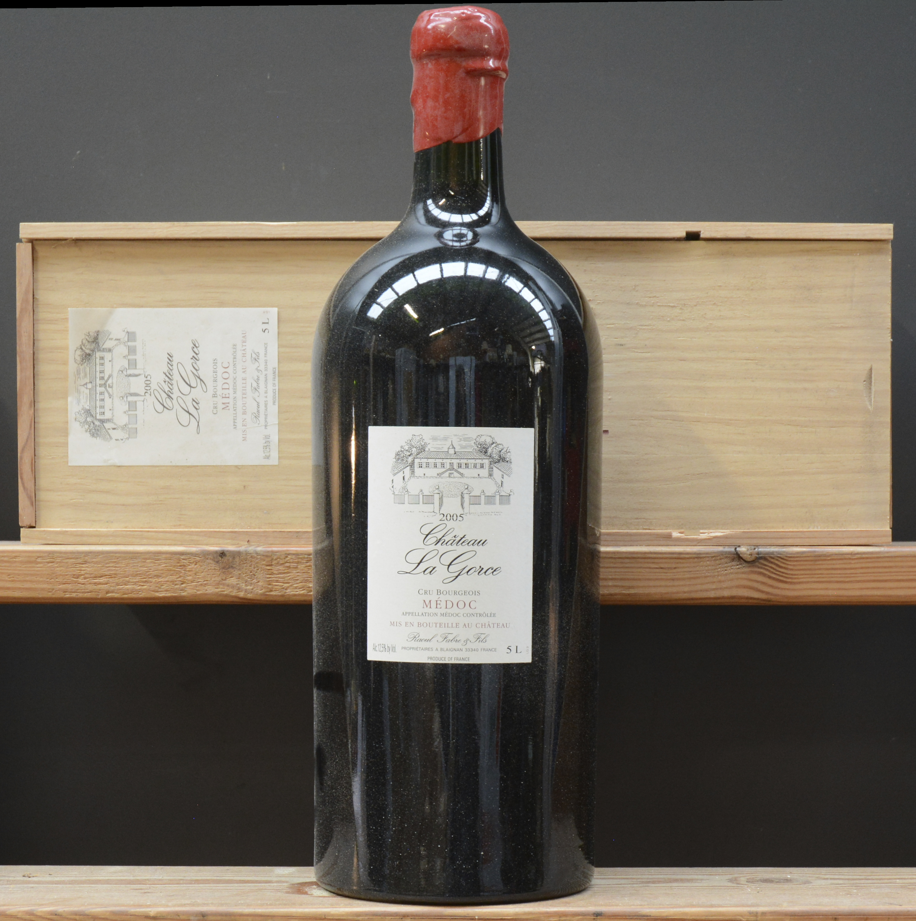 Ch. La Gorce A.C. Médoc Cru bourgeois M.C. O.K. 2005 aantal: 1 5 l Ch. La Gorce A.C. Médoc Cru bourgeois M.C. O.K. 2005 aantal: 1 5 l.