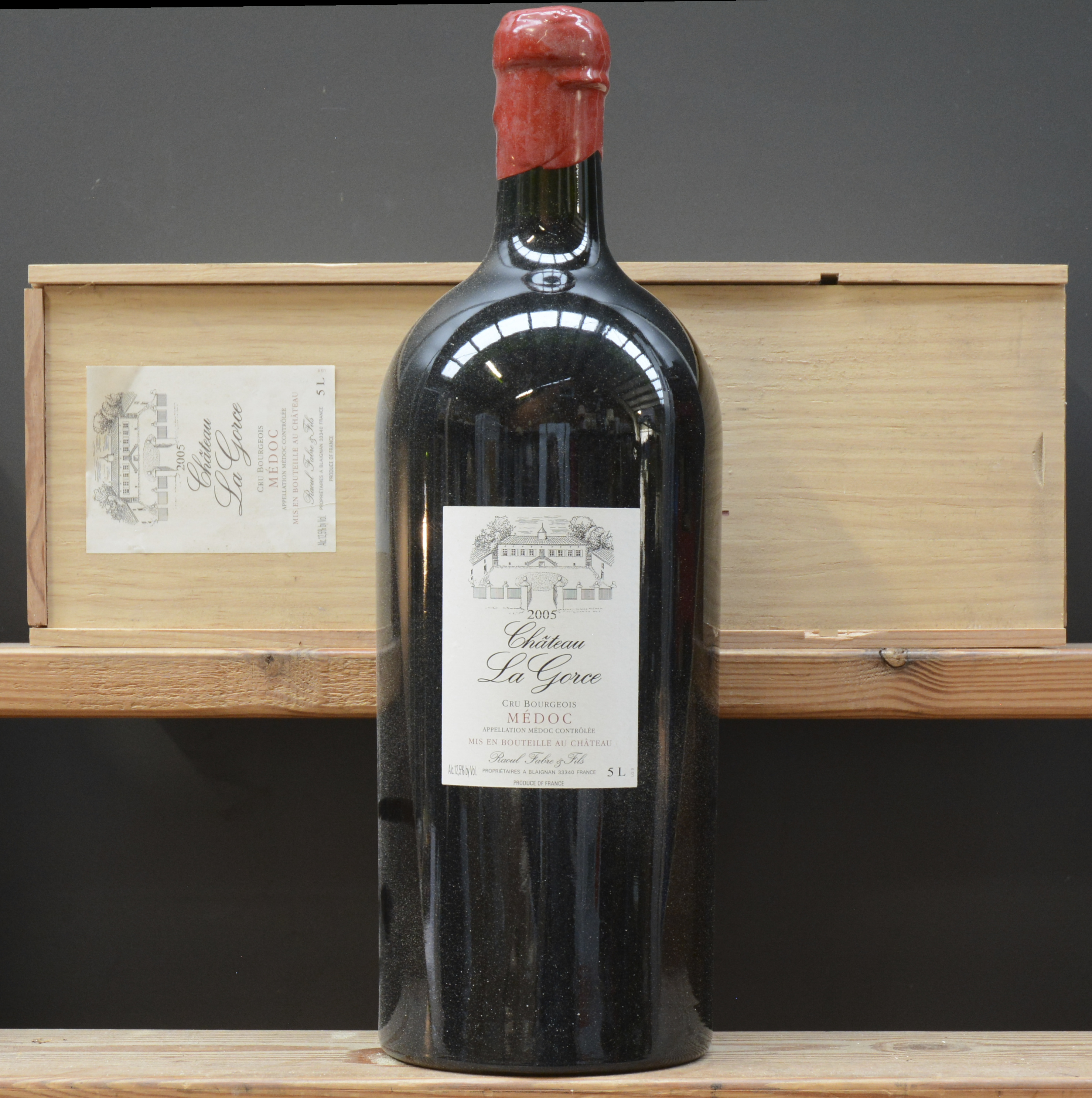 Ch. La Gorce A.C. Médoc Cru bourgeois M.C. O.K. 2005 aantal: 1 5 l Ch. La Gorce A.C. Médoc Cru bourgeois M.C. O.K. 2005 aantal: 1 5 l.