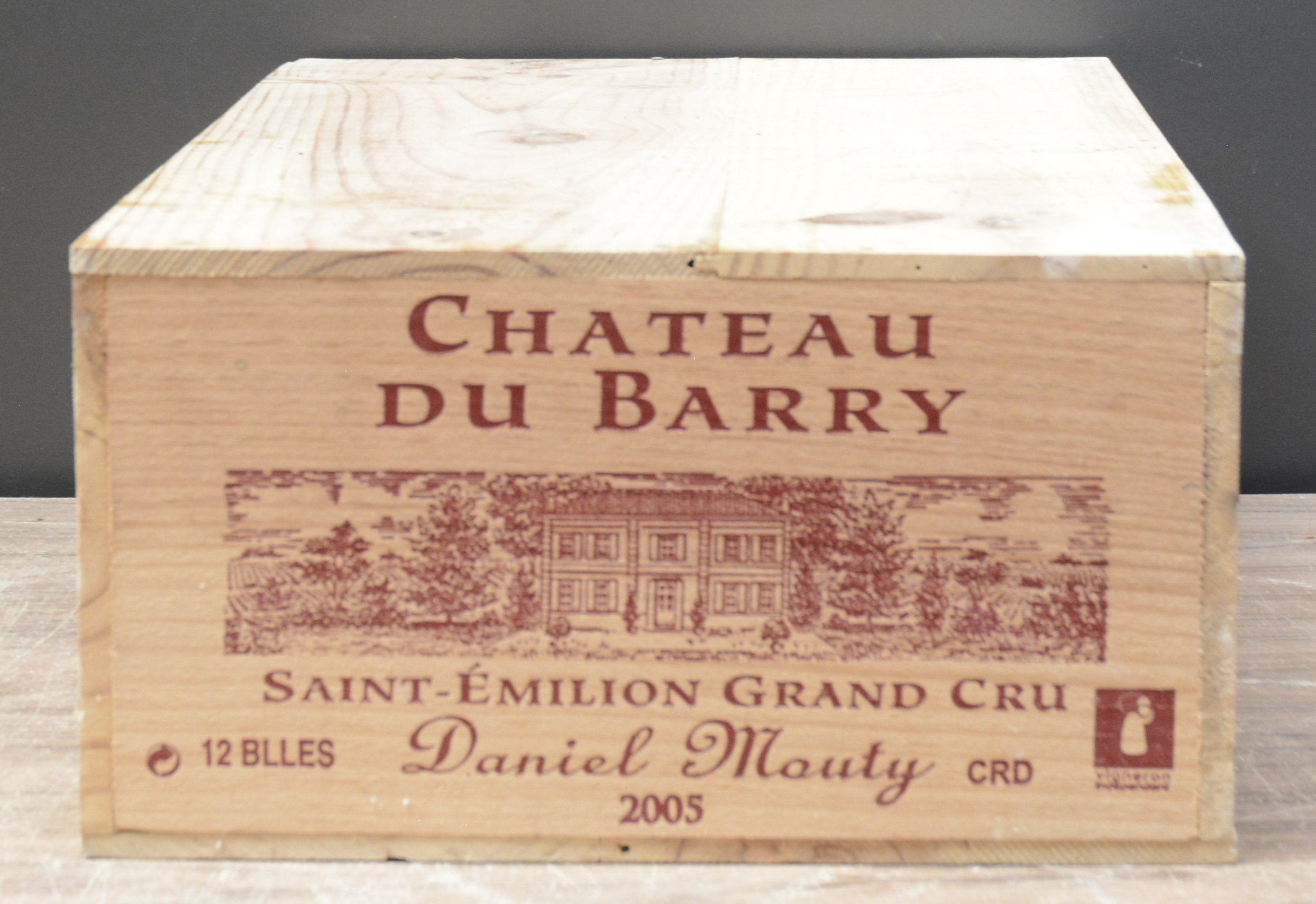 Ch. du Barry A.C. St-Emilion grand cru M.C. O.K Ch. du Barry A.C. St-Emilion grand cru M.C. O.K. 2005 aantal: 12 bt