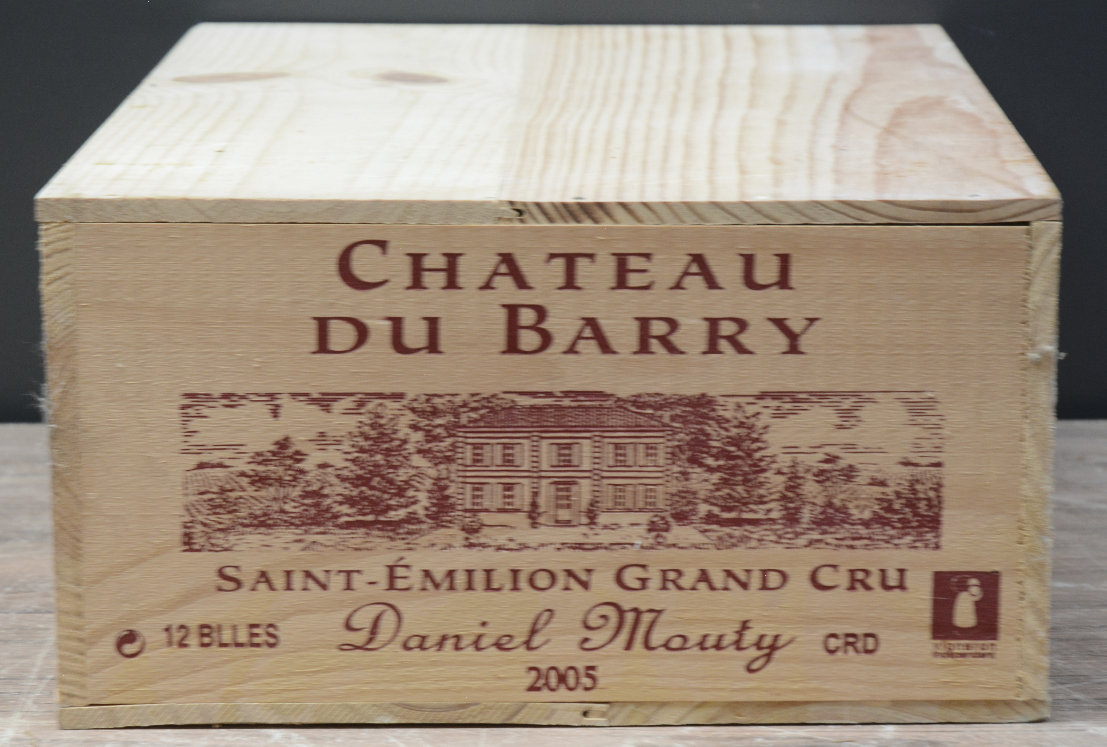 Ch. du Barry A.C. St-Emilion grand cru M.C. O.K Ch. du Barry A.C. St-Emilion grand cru M.C. O.K. 2005 aantal: 12 bt