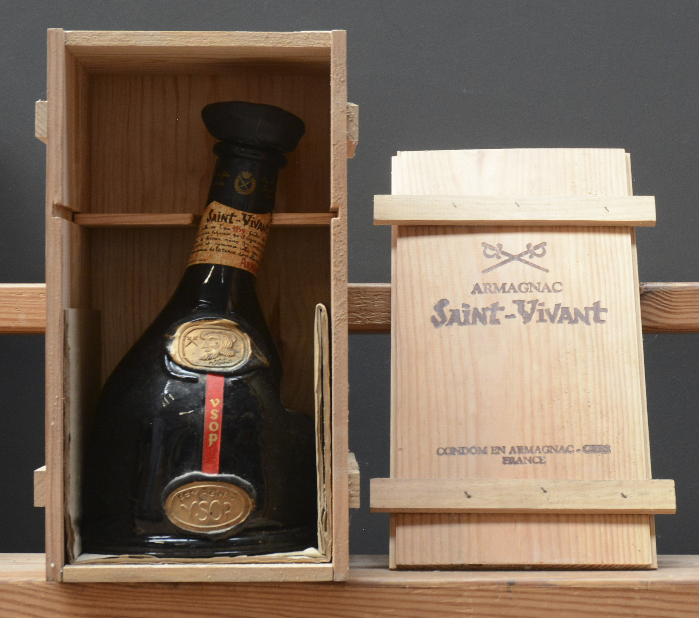 Armagnac Saint-Vivant VSOP M.O. O.K. 0 aantal: 1 Mag Armagnac Saint-Vivant VSOP M.O. O.K. 0 aantal: 1 Mag.