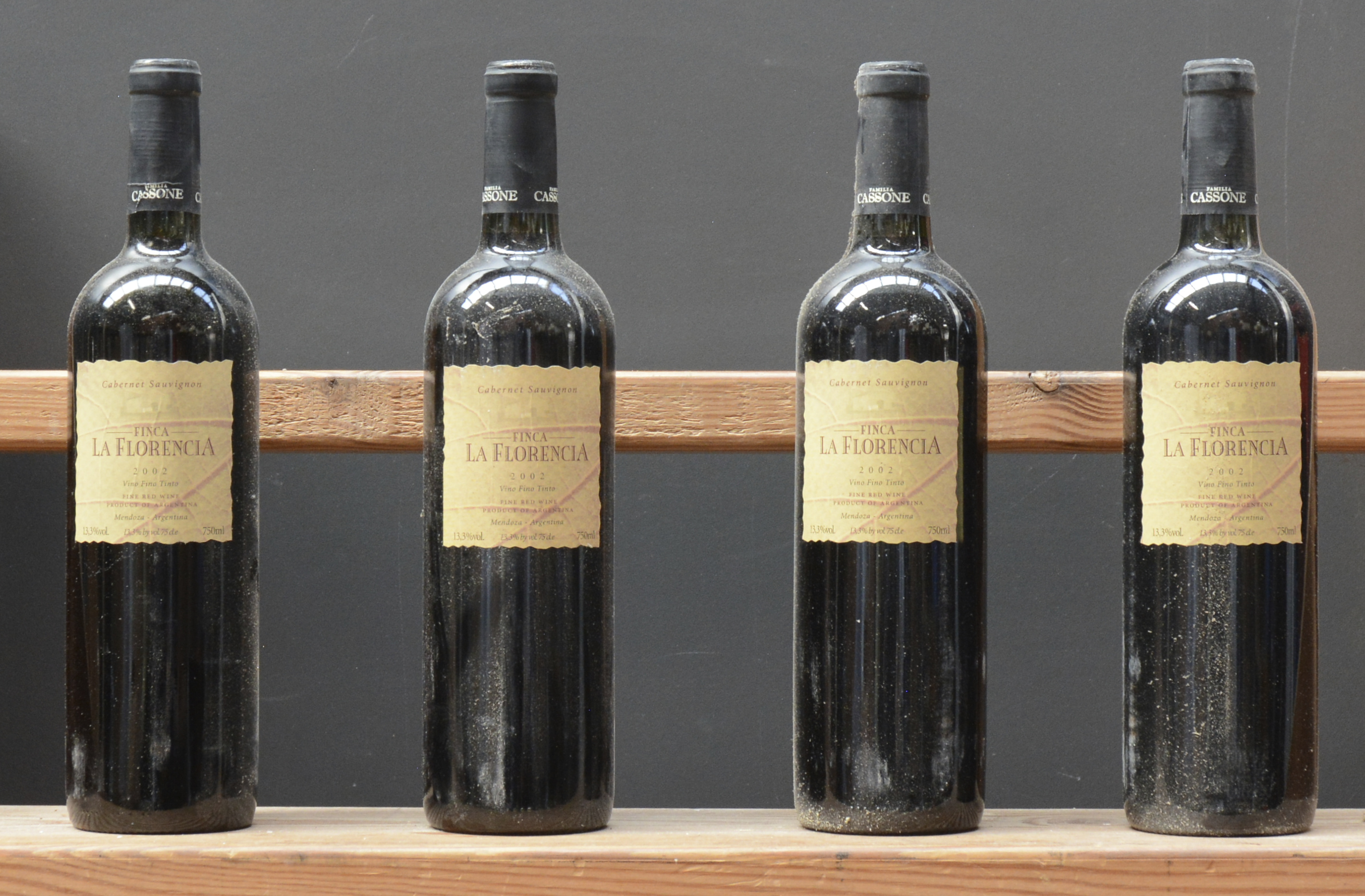 Cabernet-Sauvignon Mendoza, Argentina Finca La Florencia, Familia Cassone M.O. K Cabernet-Sauvignon Mendoza, Argentina Finca La Florencia, Familia Cassone M.O. K. 2002 aantal: 4 bt