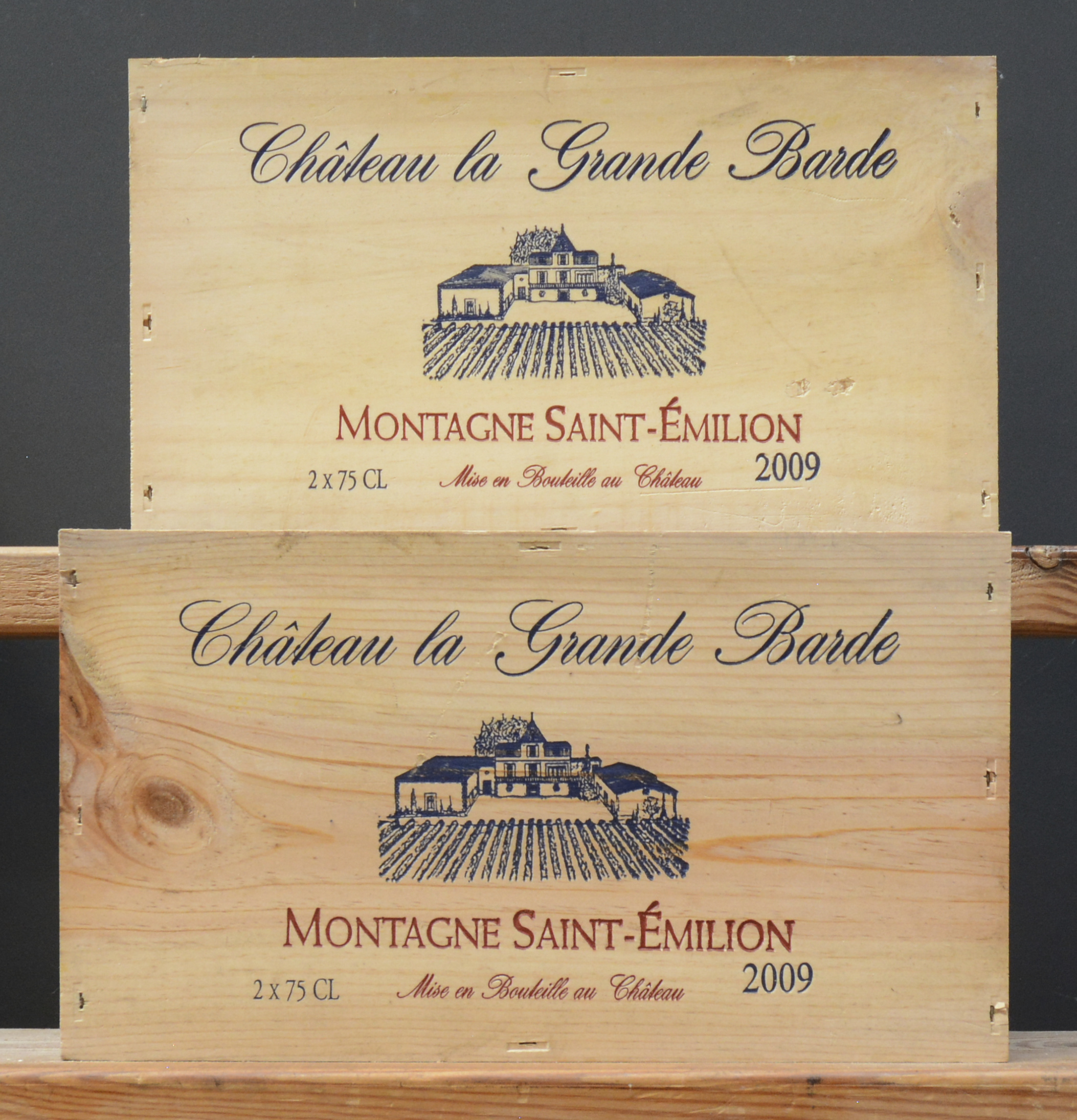 Ch. La Grande Barde A.C. Montagne-St-Emilion M.C. O Ch. La Grande Barde A.C. Montagne-St-Emilion M.C. O.K 2009 aantal: 4 bt