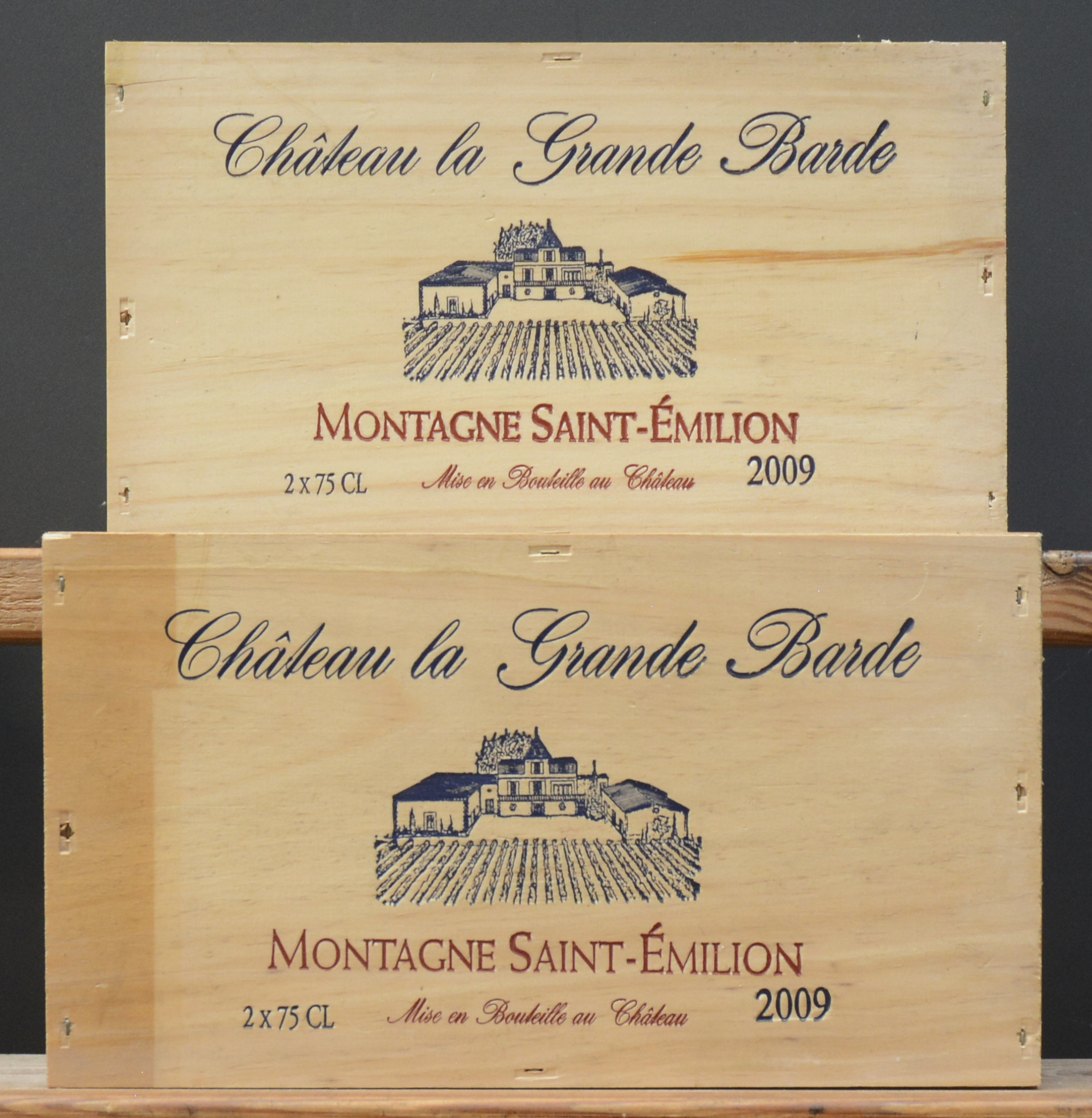 Ch. La Grande Barde A.C. Montagne-St-Emilion M.C. O Ch. La Grande Barde A.C. Montagne-St-Emilion M.C. O.K 2009 aantal: 4 bt