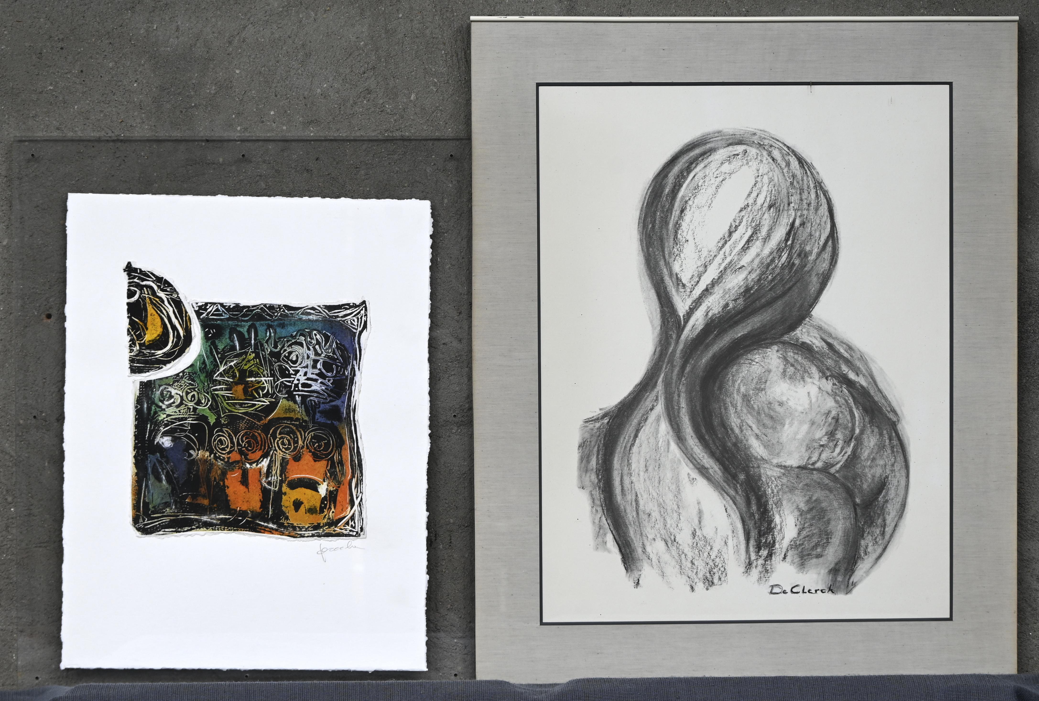 Een partij kaders bestaande uit grafiek, tekeningen en offset reproducties Een partij kaders bestaande uit grafiek, tekeningen en offset reproducties.