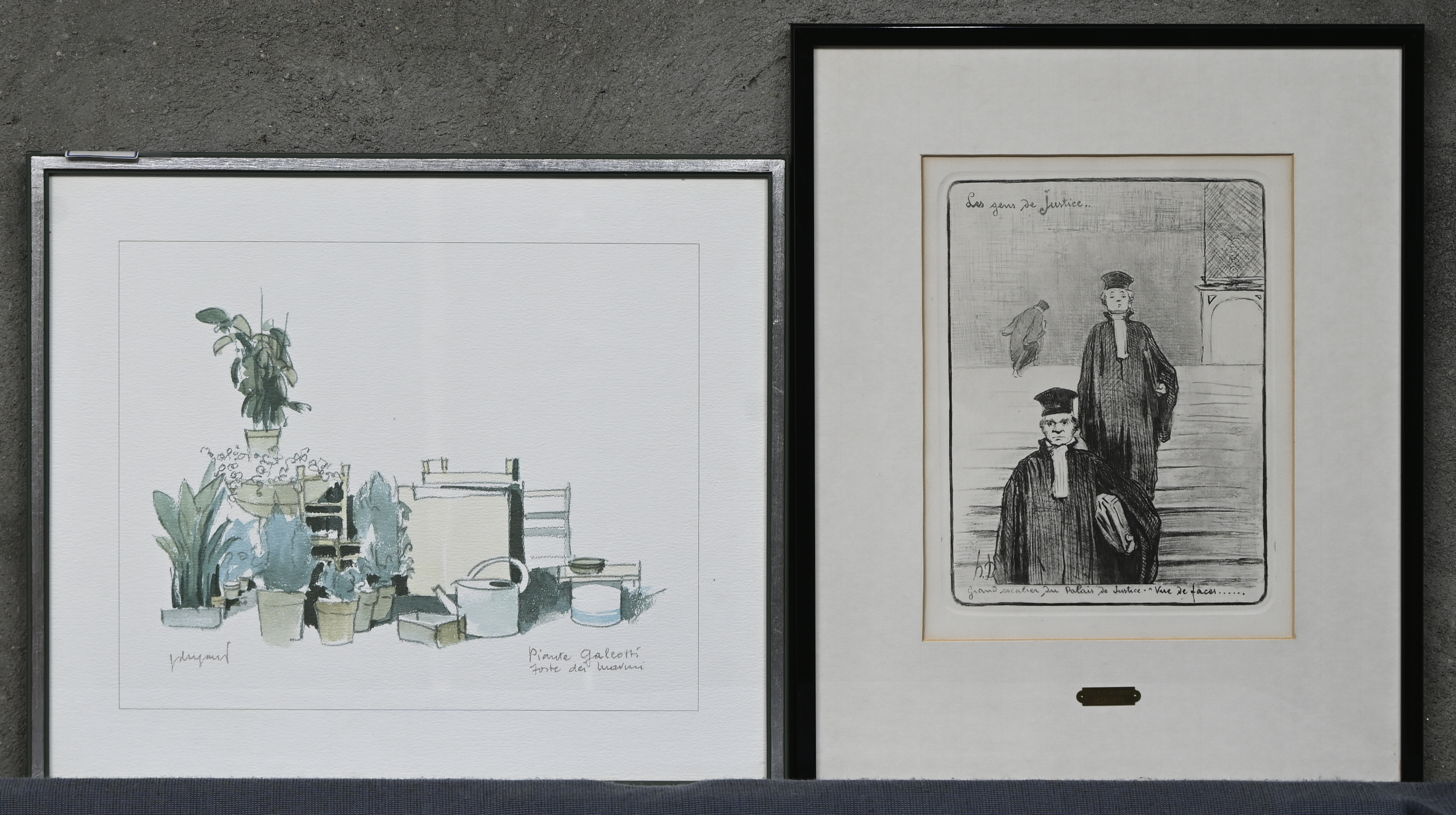 Een partij kaders bestaande uit grafiek, tekeningen en offset reproducties Een partij kaders bestaande uit grafiek, tekeningen en offset reproducties.