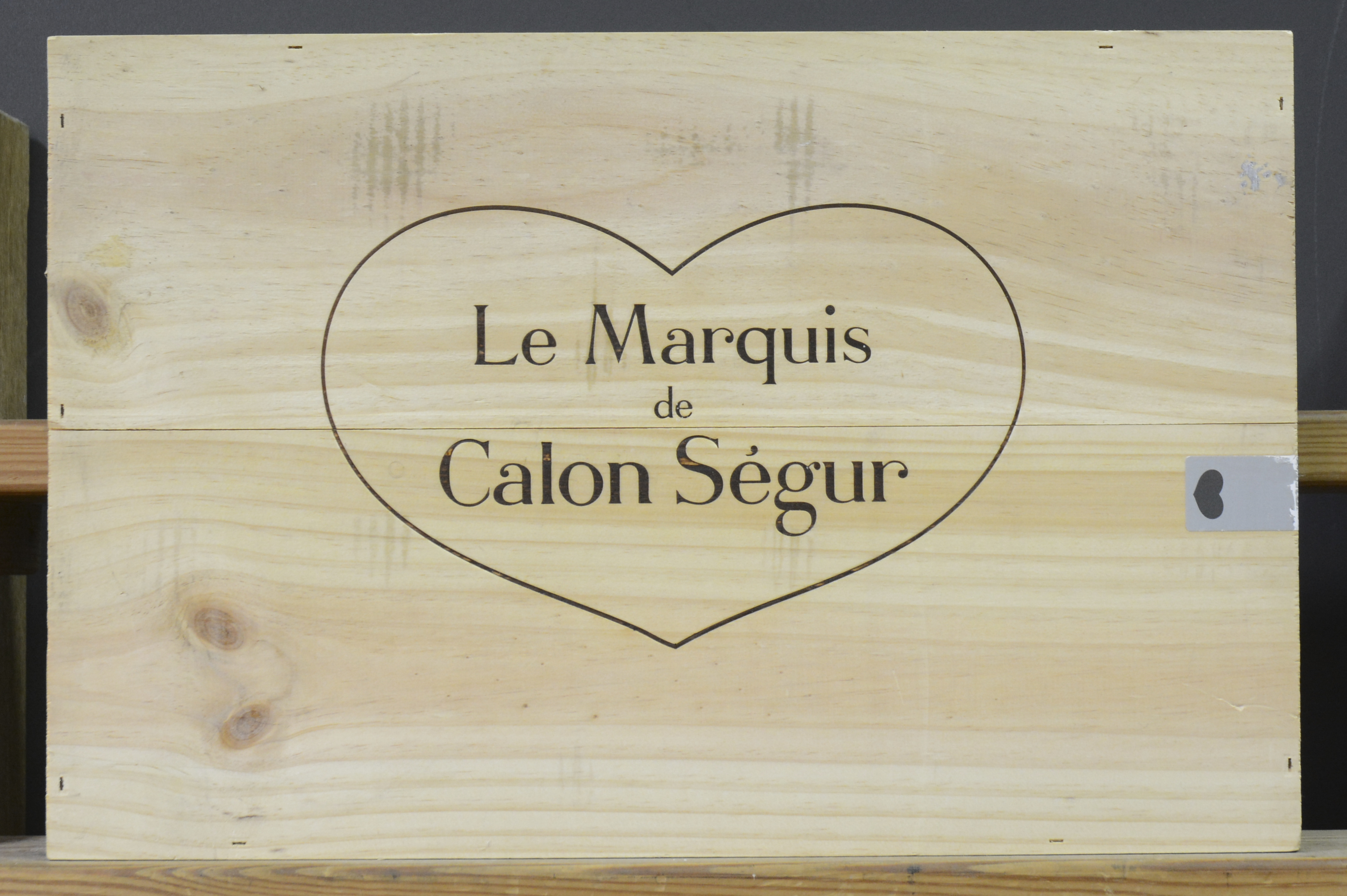 Le Marquis de Calon-Ségur A.C. St-Estèphe M.P. O.K Le Marquis de Calon-Ségur A.C. St-Estèphe M.P. O.K. 2019 aantal: 6 bt