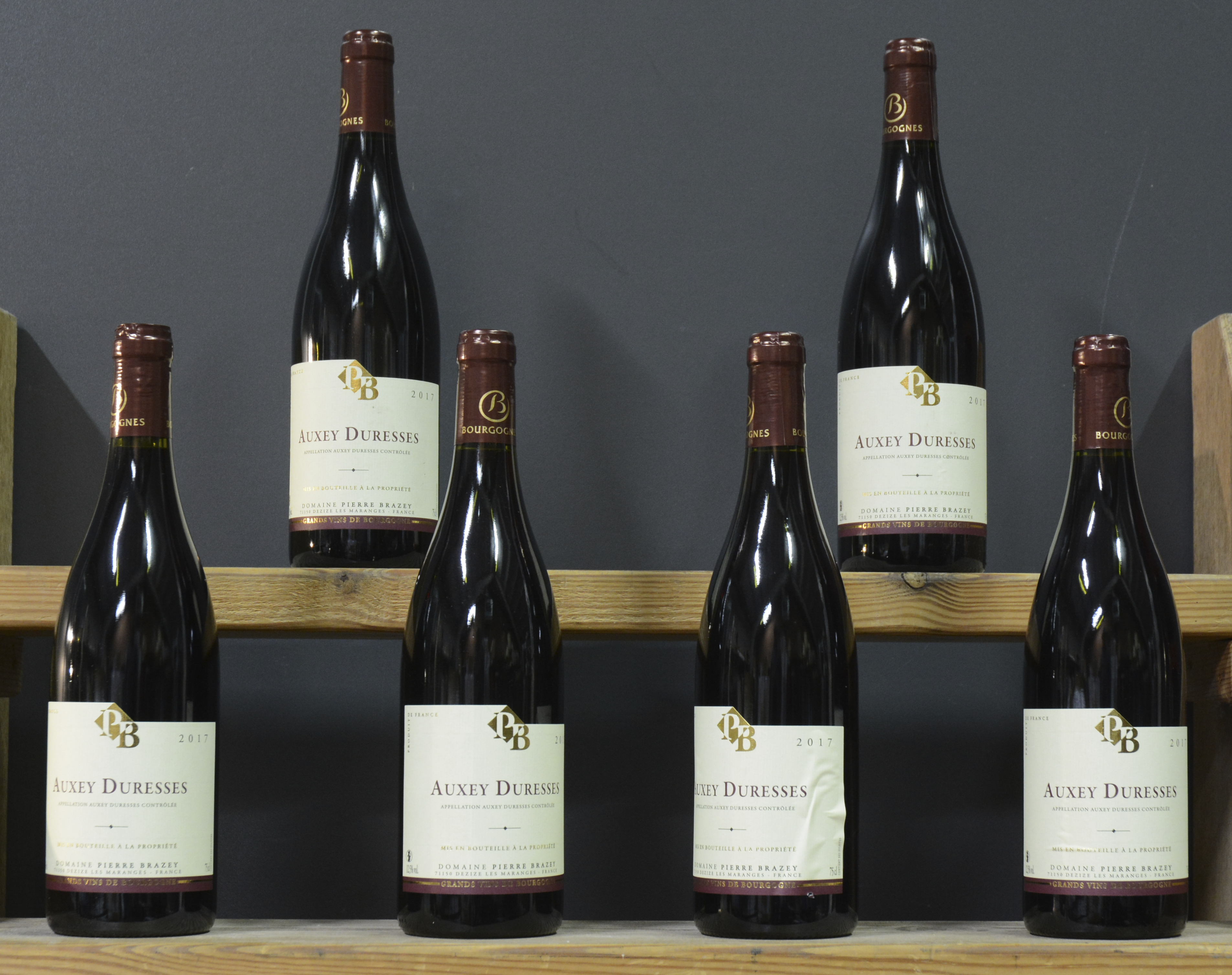 Auxey-Duresses A.C. Dom. Pierre Brazey, Dezize M.P. O.D Auxey-Duresses A.C. Dom. Pierre Brazey, Dezize M.P. O.D. 2017 aantal: 6 bt