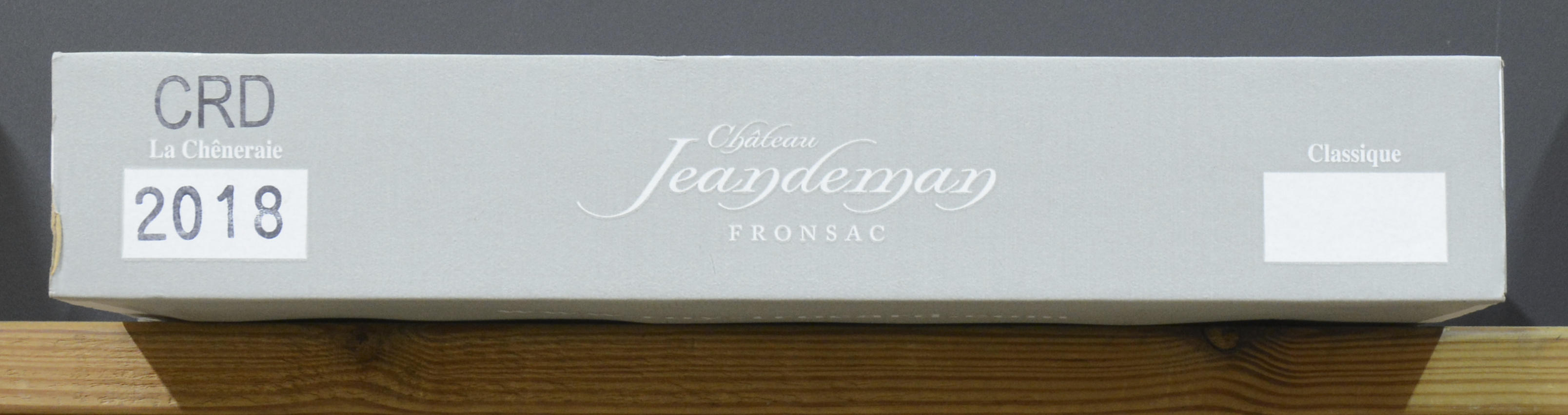 Ch. Jeandeman A.C. Fronsac M.C. O.D Ch. Jeandeman A.C. Fronsac M.C. O.D. 201 aantal: 6 bt