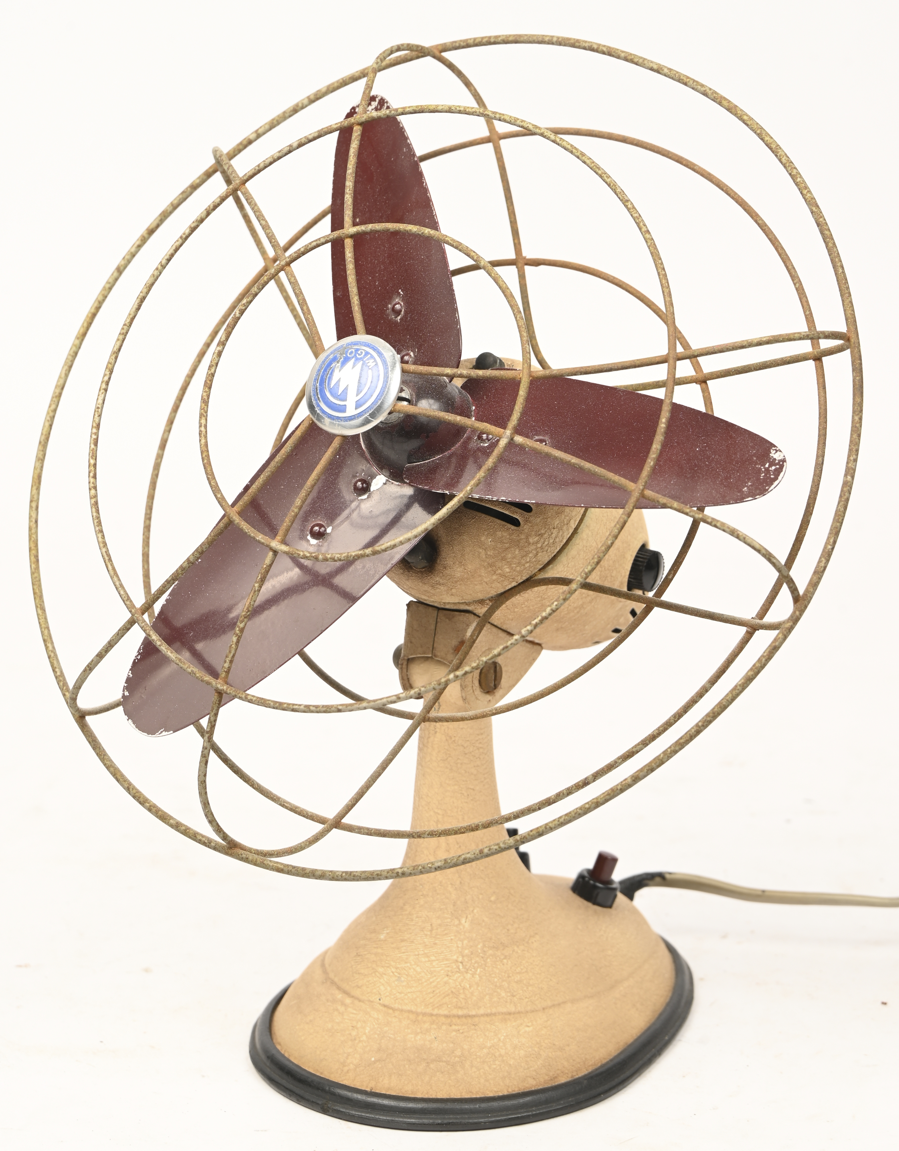 Een vintage ventilator van het Duitse merk WIGO Een vintage ventilator van het Duitse merk WIGO.